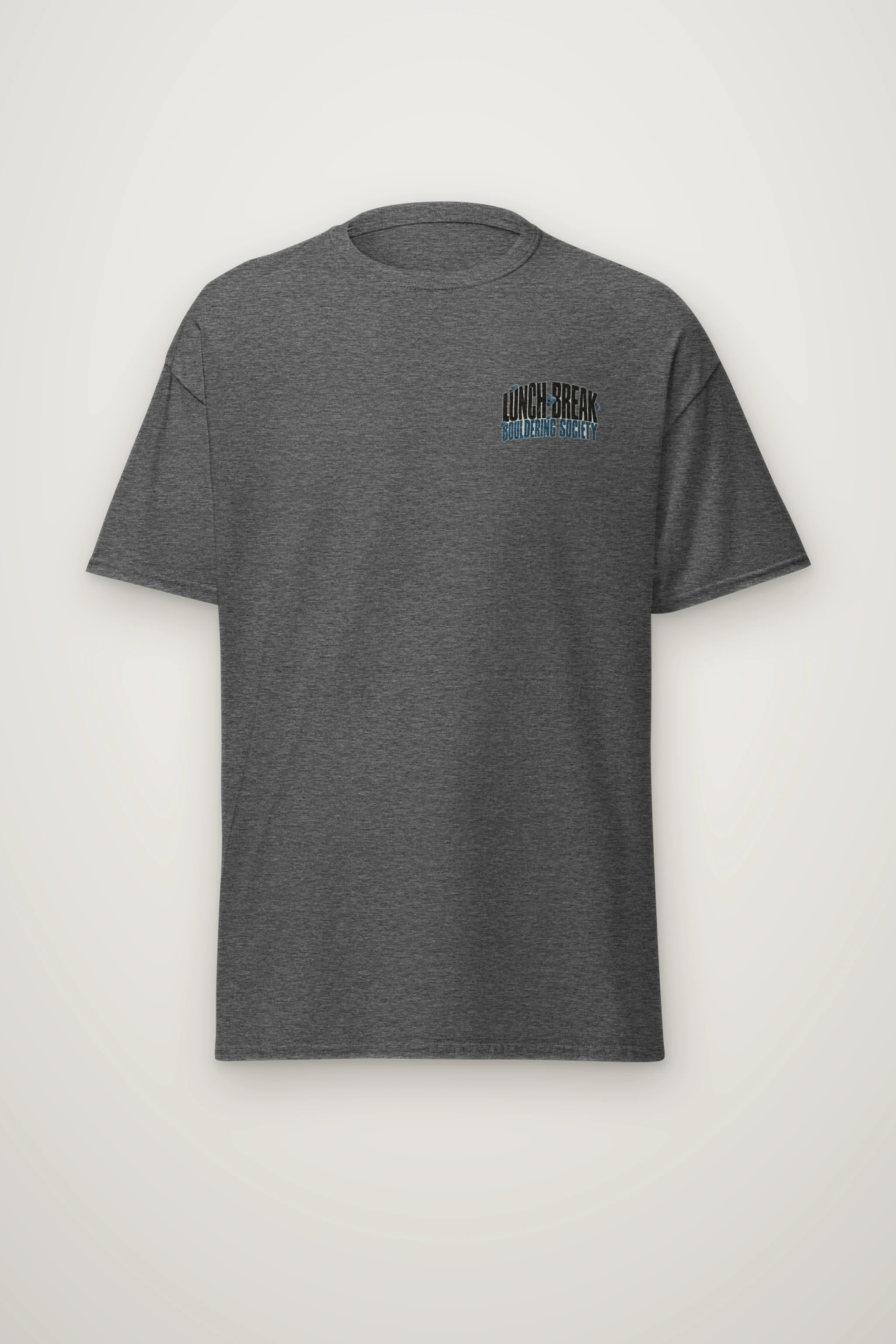 "Lunch Break Bouldering Society" Heavyweight Unisex Crewneck T-shirt