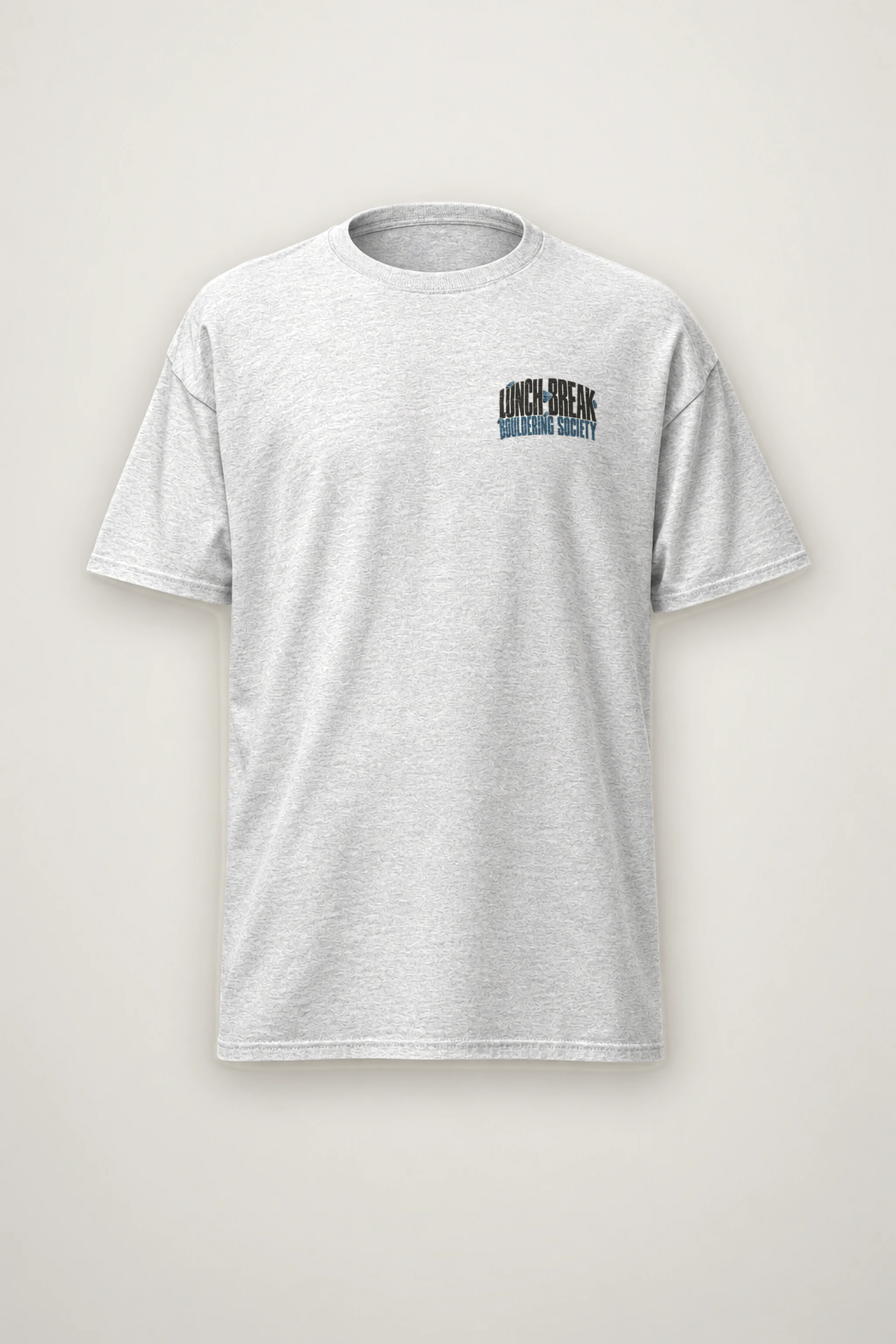 "Lunch Break Bouldering Society" Heavyweight Unisex Crewneck T-shirt