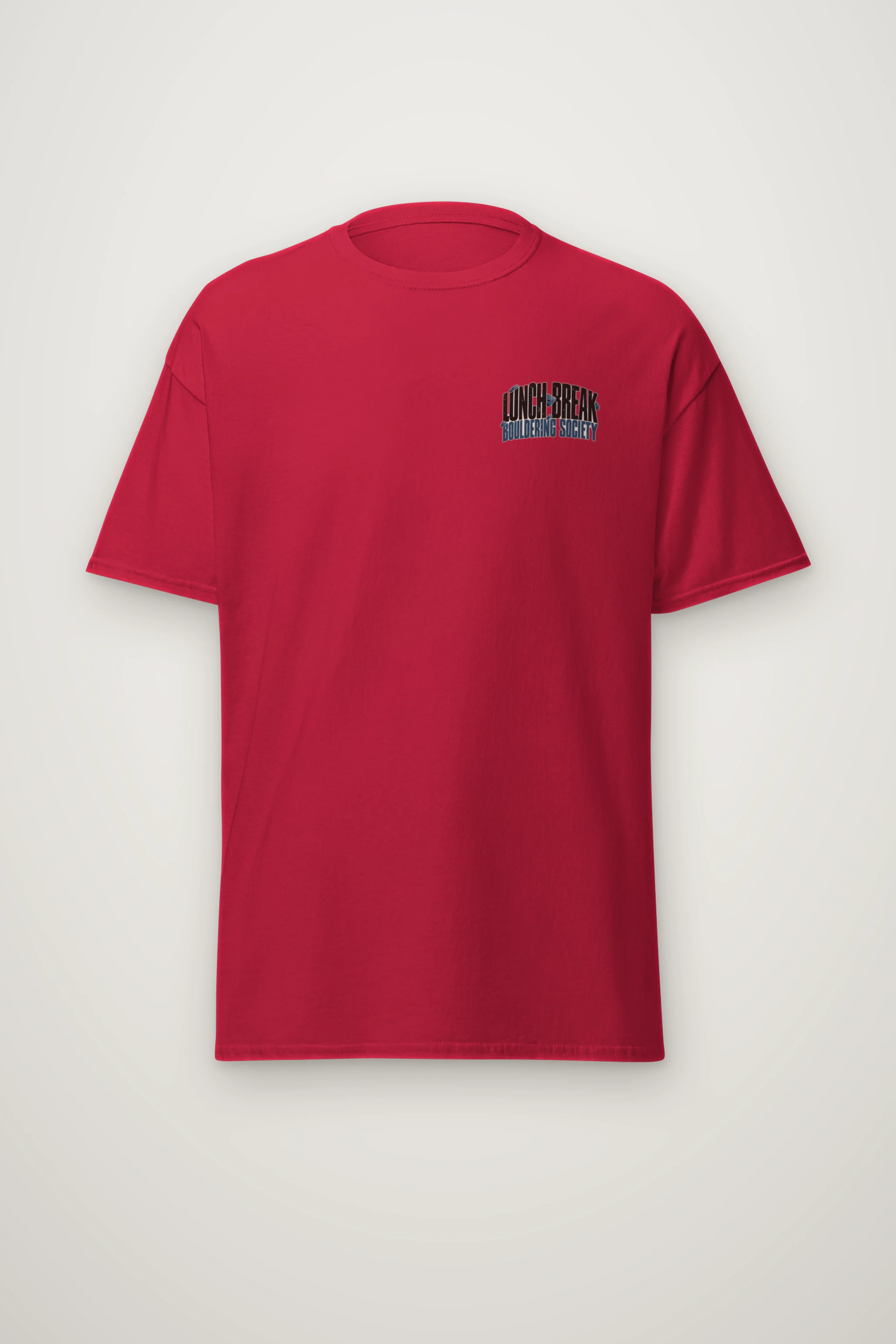 "Lunch Break Bouldering Society" Heavyweight Unisex Crewneck T-shirt