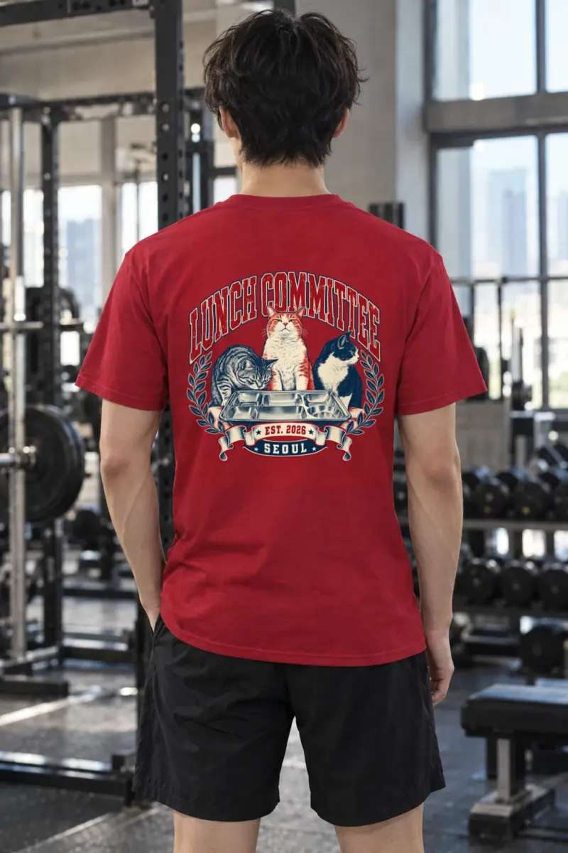 "Lunch Committee" Heavyweight Unisex Crewneck T-shirt