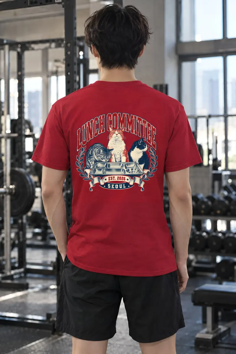 "Lunch Committee" Heavyweight Unisex Crewneck T-shirt