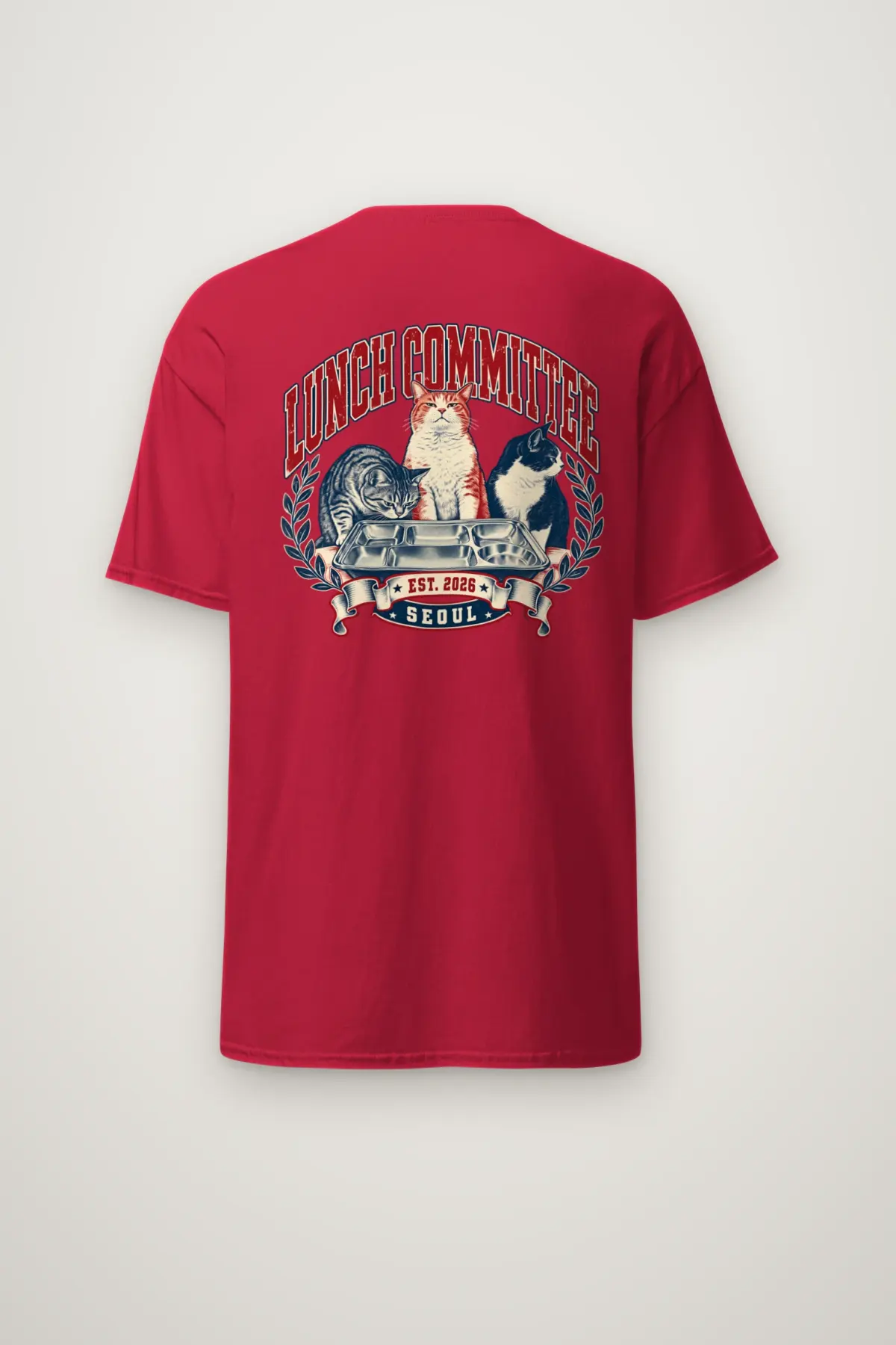"Lunch Committee" Heavyweight Unisex Crewneck T-shirt