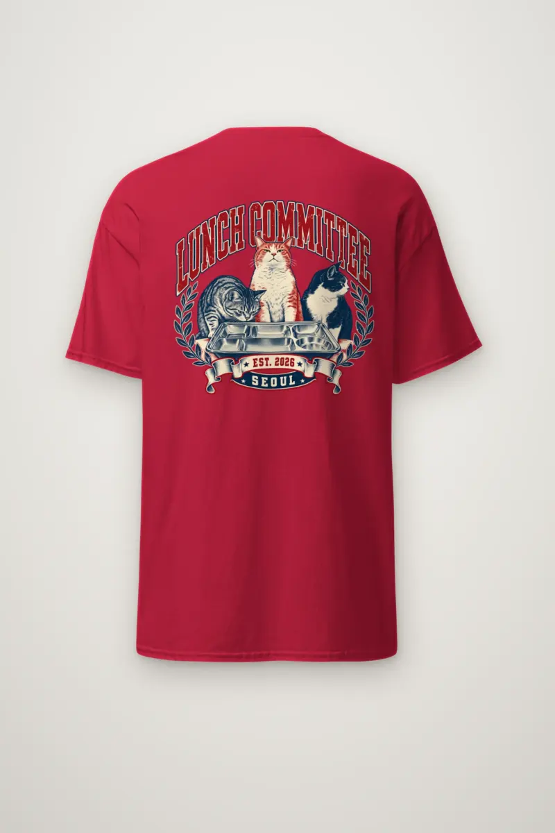"Lunch Committee" Heavyweight Unisex Crewneck T-shirt