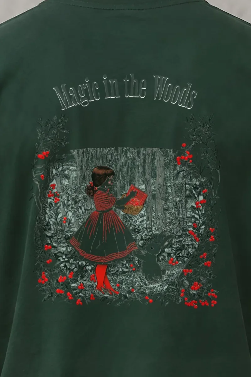 "Magic In The Woods" Heavyweight Unisex Crewneck T-shirt