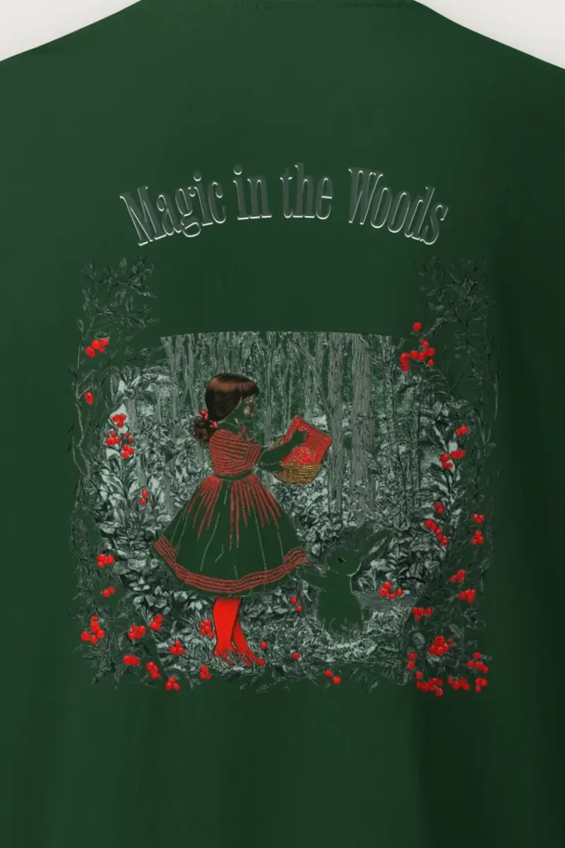 "Magic In The Woods" Heavyweight Unisex Crewneck T-shirt