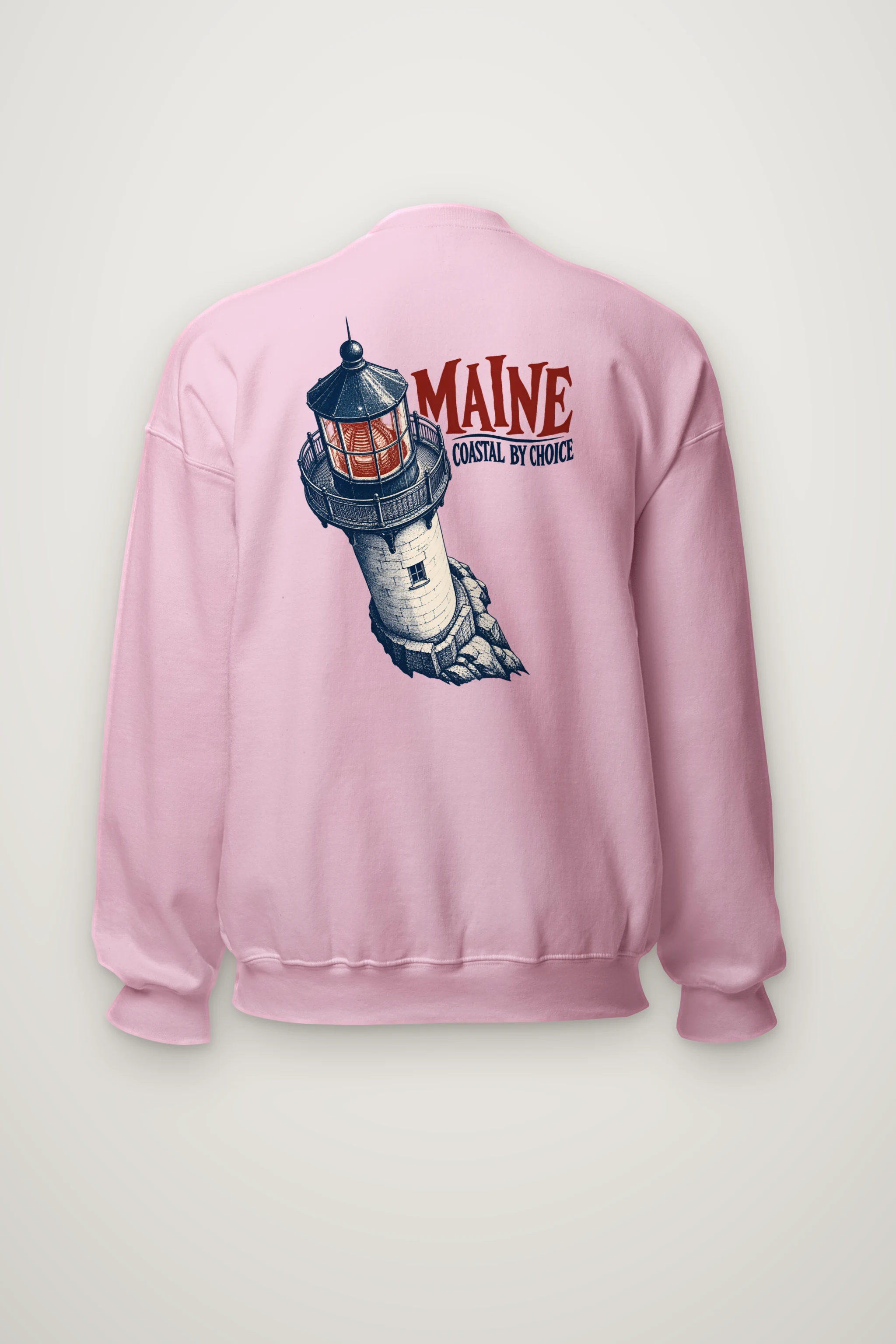 "Maine Coastal by Choice" Heavy Blend Unisex Crewneck Sweatshirt
