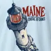 "Maine, Coastal by Choice" Heavyweight Unisex Crewneck T-shirt