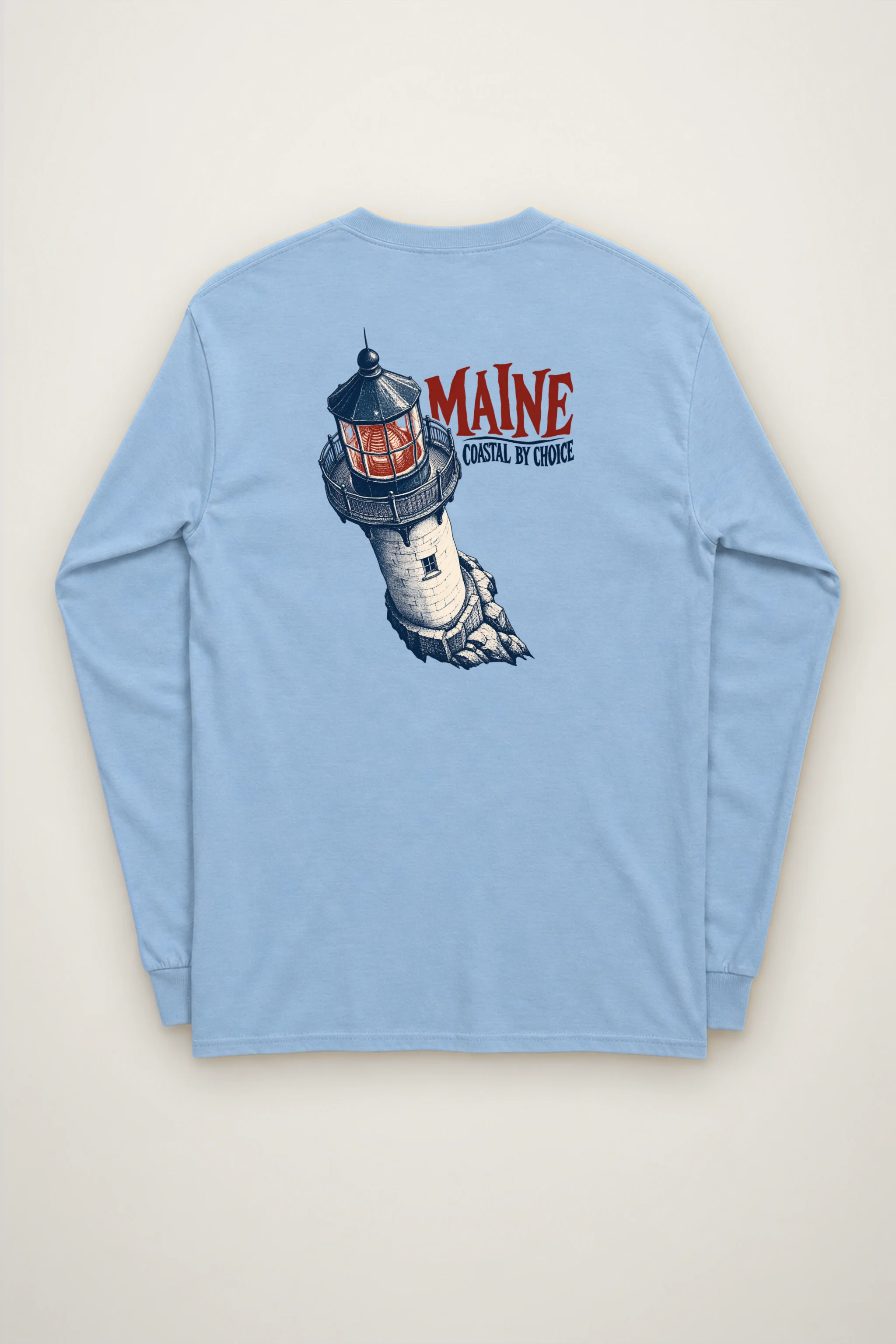 "Maine, Coastal by Choice" Unisex Longsleeve T-shirt
