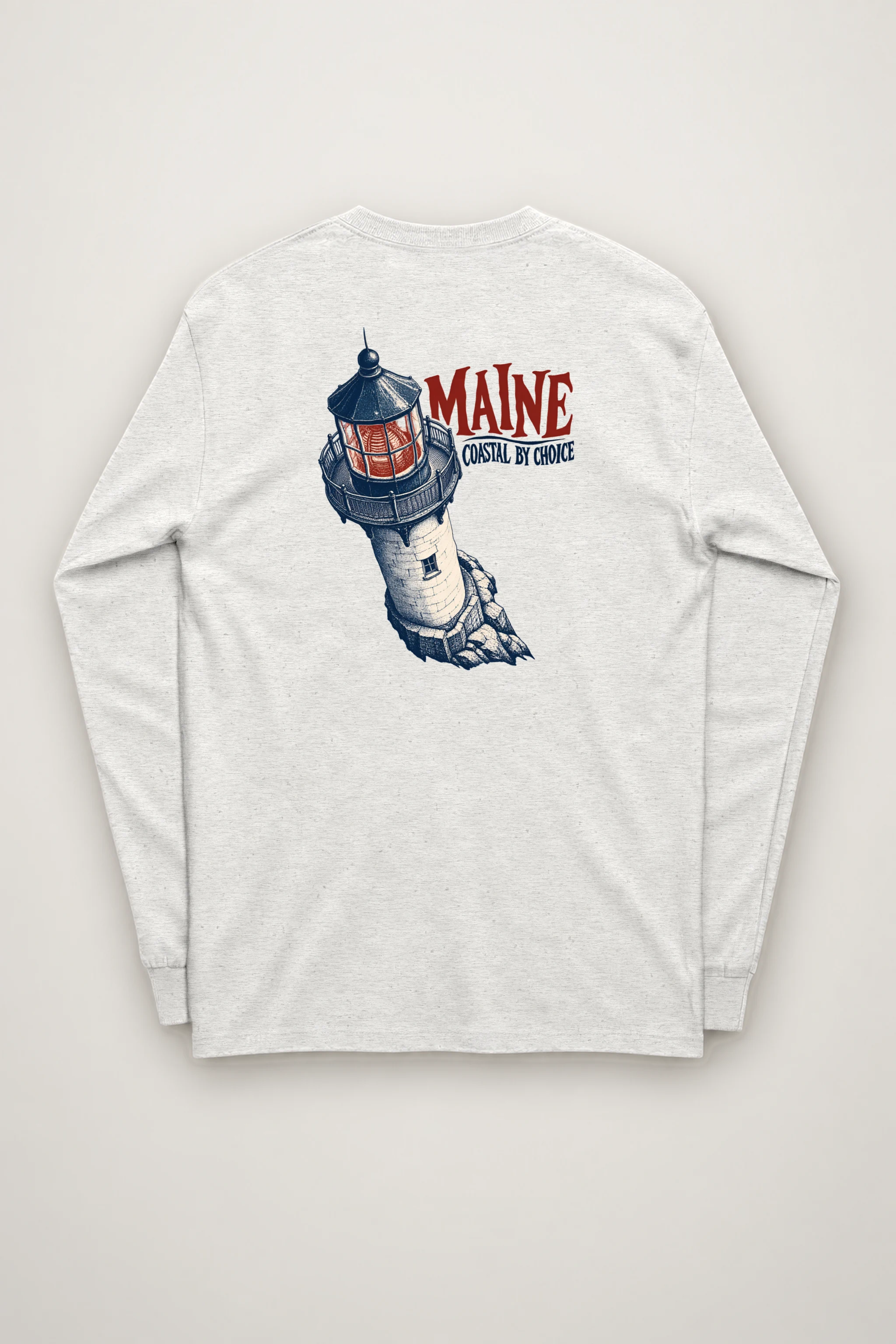 "Maine, Coastal by Choice" Unisex Longsleeve T-shirt