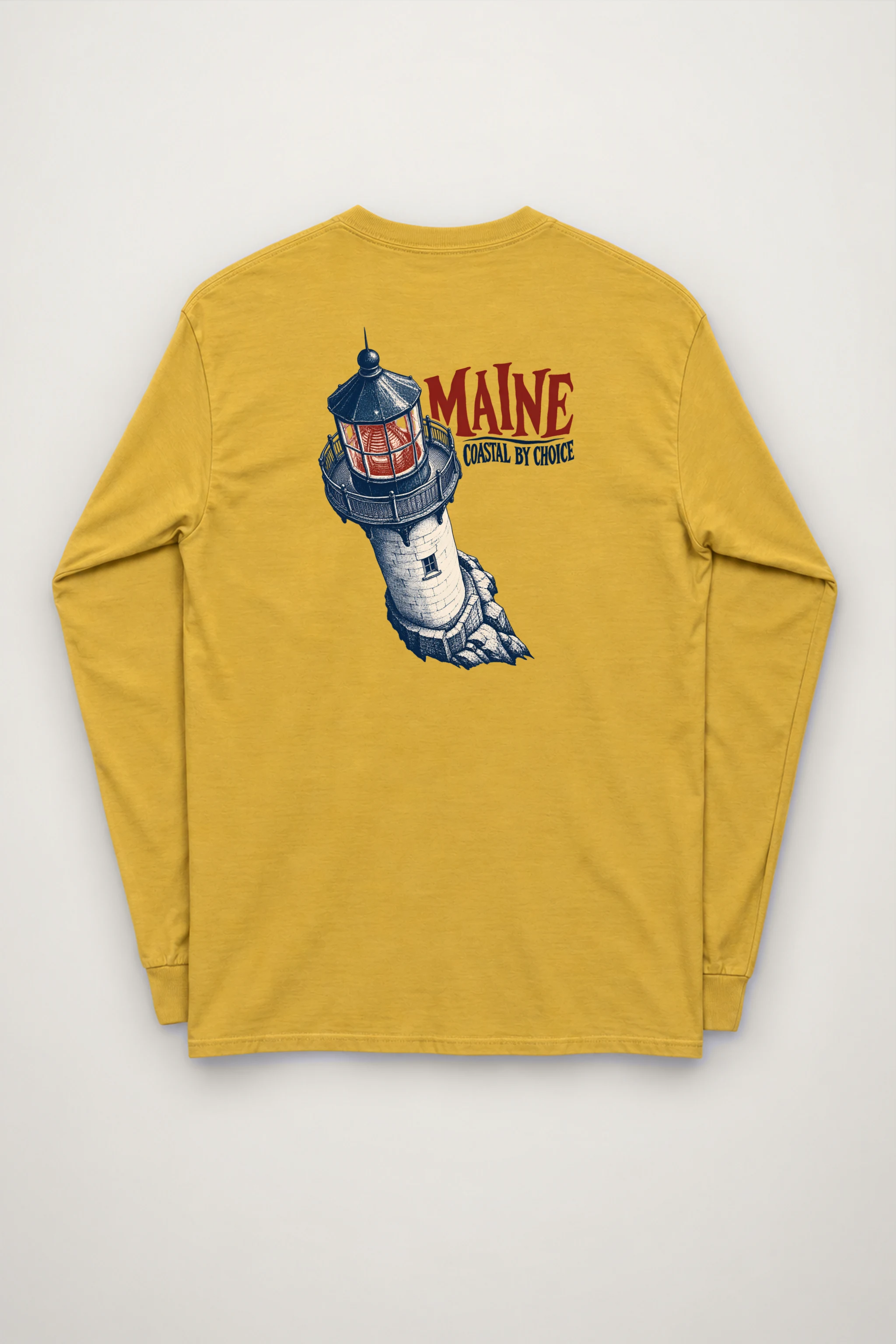 "Maine, Coastal by Choice" Unisex Longsleeve T-shirt
