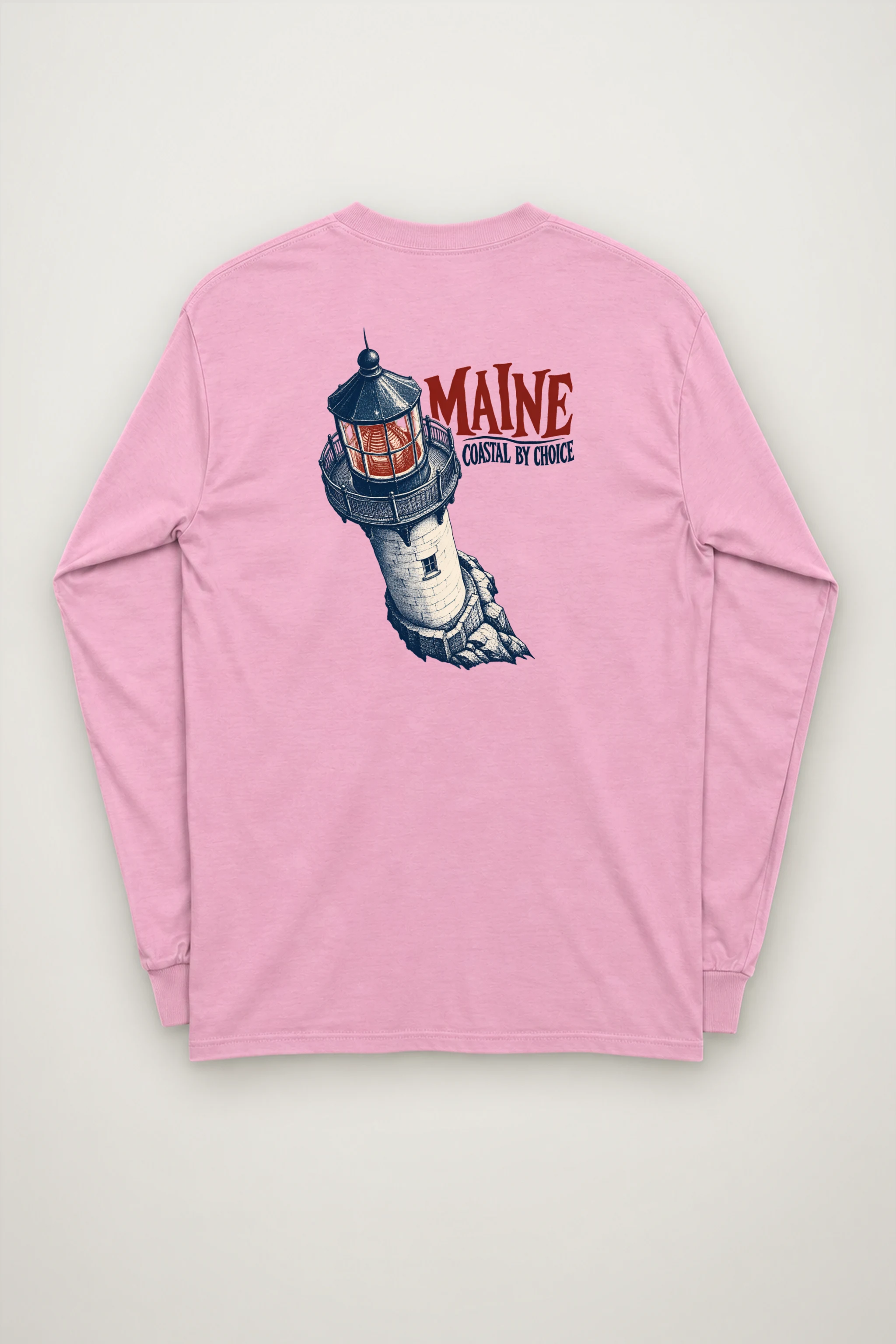 "Maine, Coastal by Choice" Unisex Longsleeve T-shirt