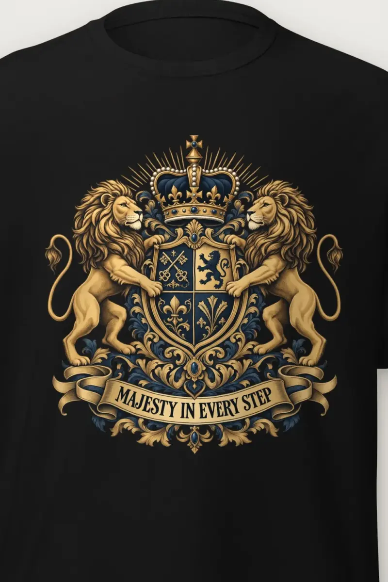 "Majesty In Every Step" Heavyweight Unisex Crewneck T-shirt