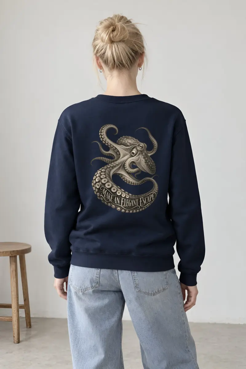 “Make an Elegant Escape” Heavy Blend Unisex Crewneck Sweatshirt