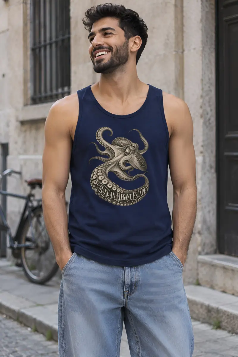 "Make an Elegant Escape" Unisex Jersey Tank