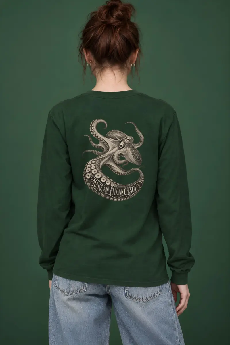 "Make an Elegant Escape" Unisex Longsleeve T-shirt