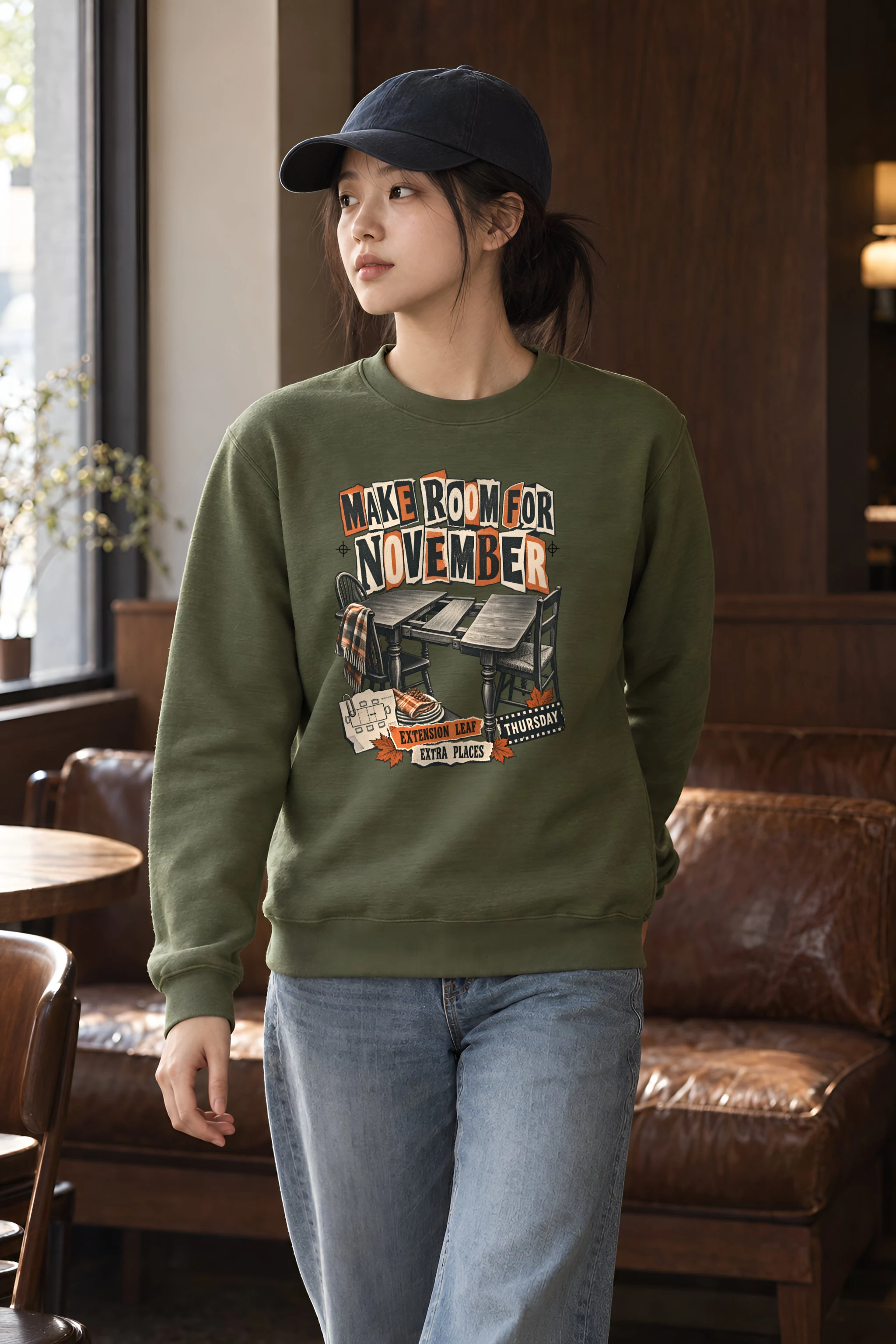 "Make Room for November" Heavy Blend Unisex Crewneck Sweatshirt