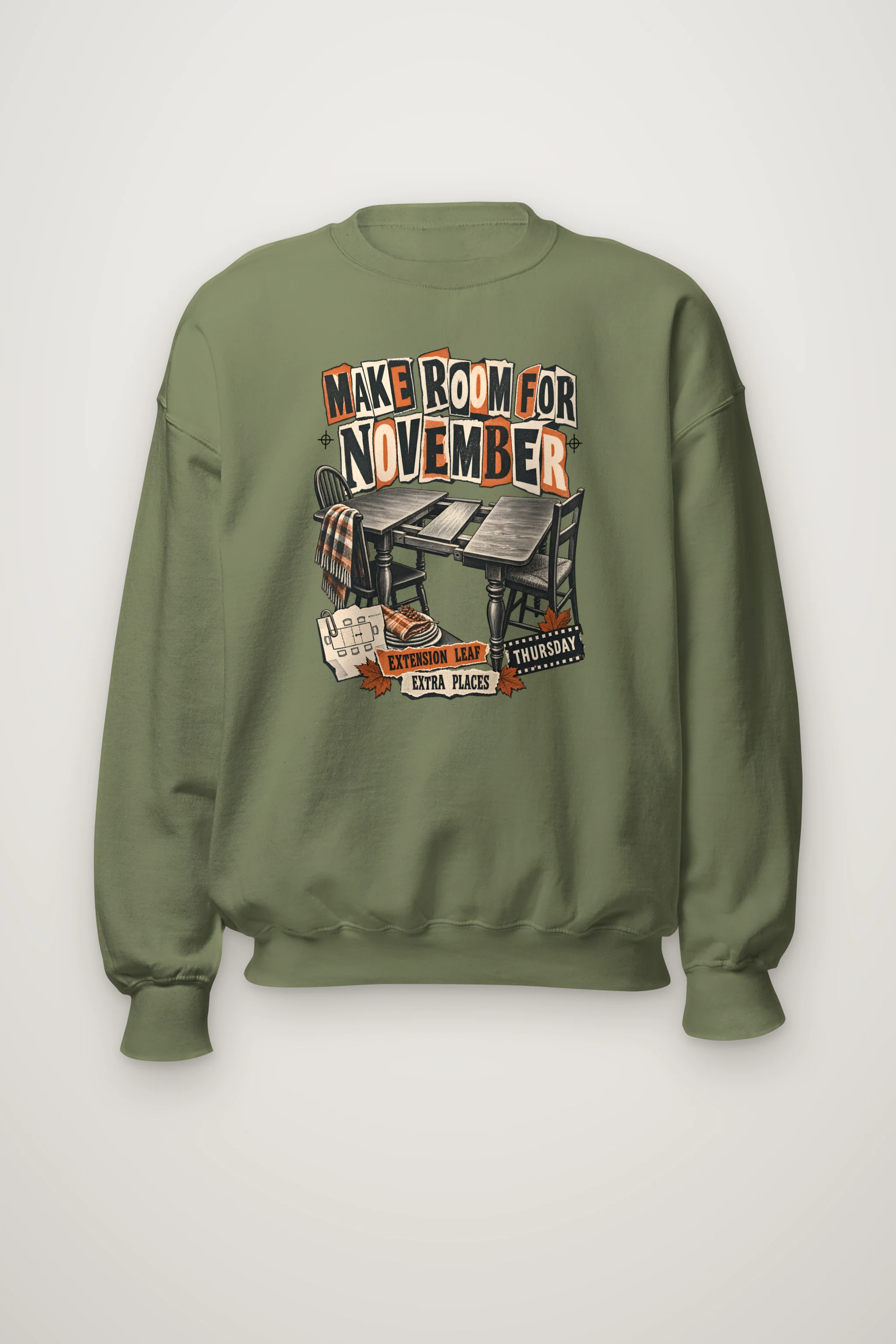 "Make Room for November" Heavy Blend Unisex Crewneck Sweatshirt