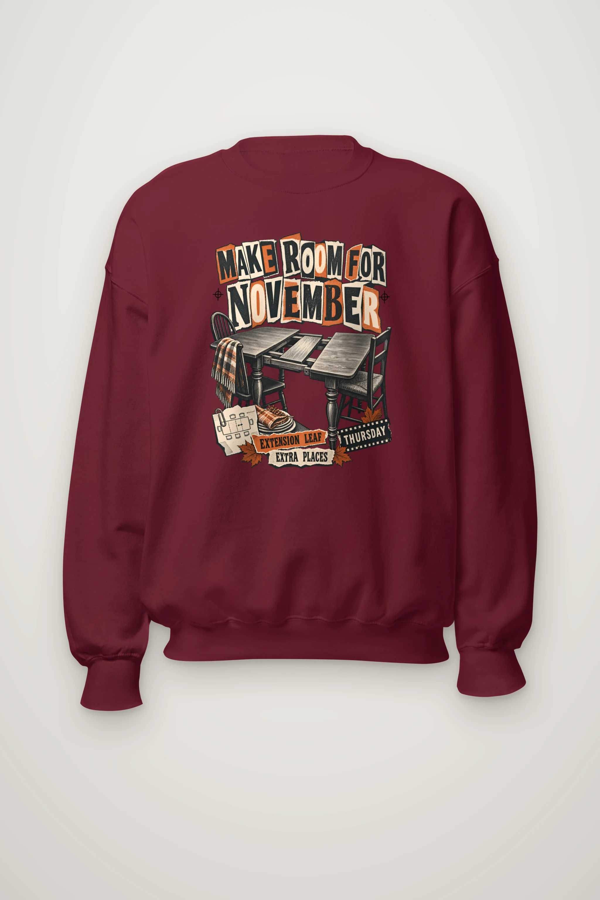 "Make Room for November" Heavy Blend Unisex Crewneck Sweatshirt