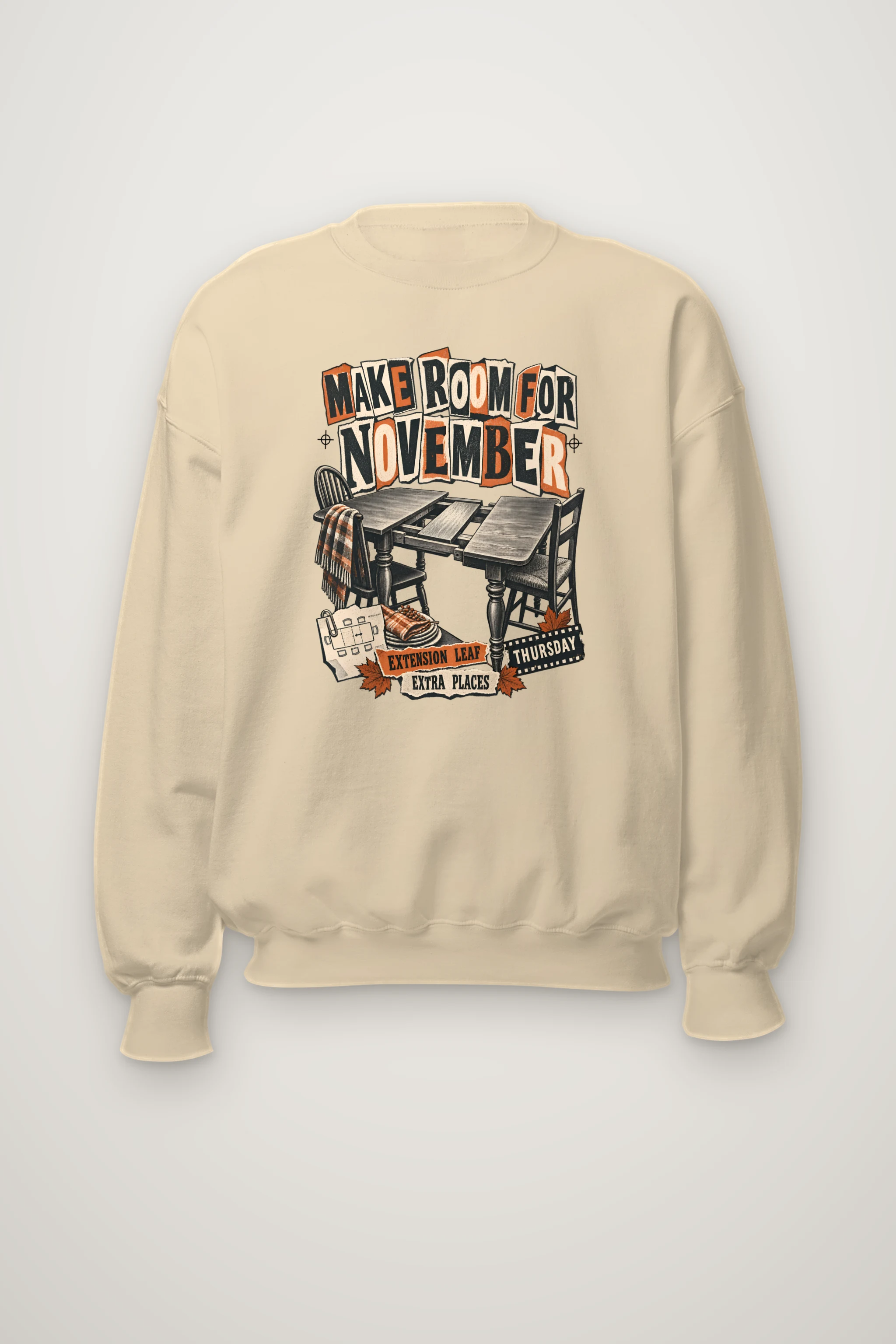 "Make Room for November" Heavy Blend Unisex Crewneck Sweatshirt