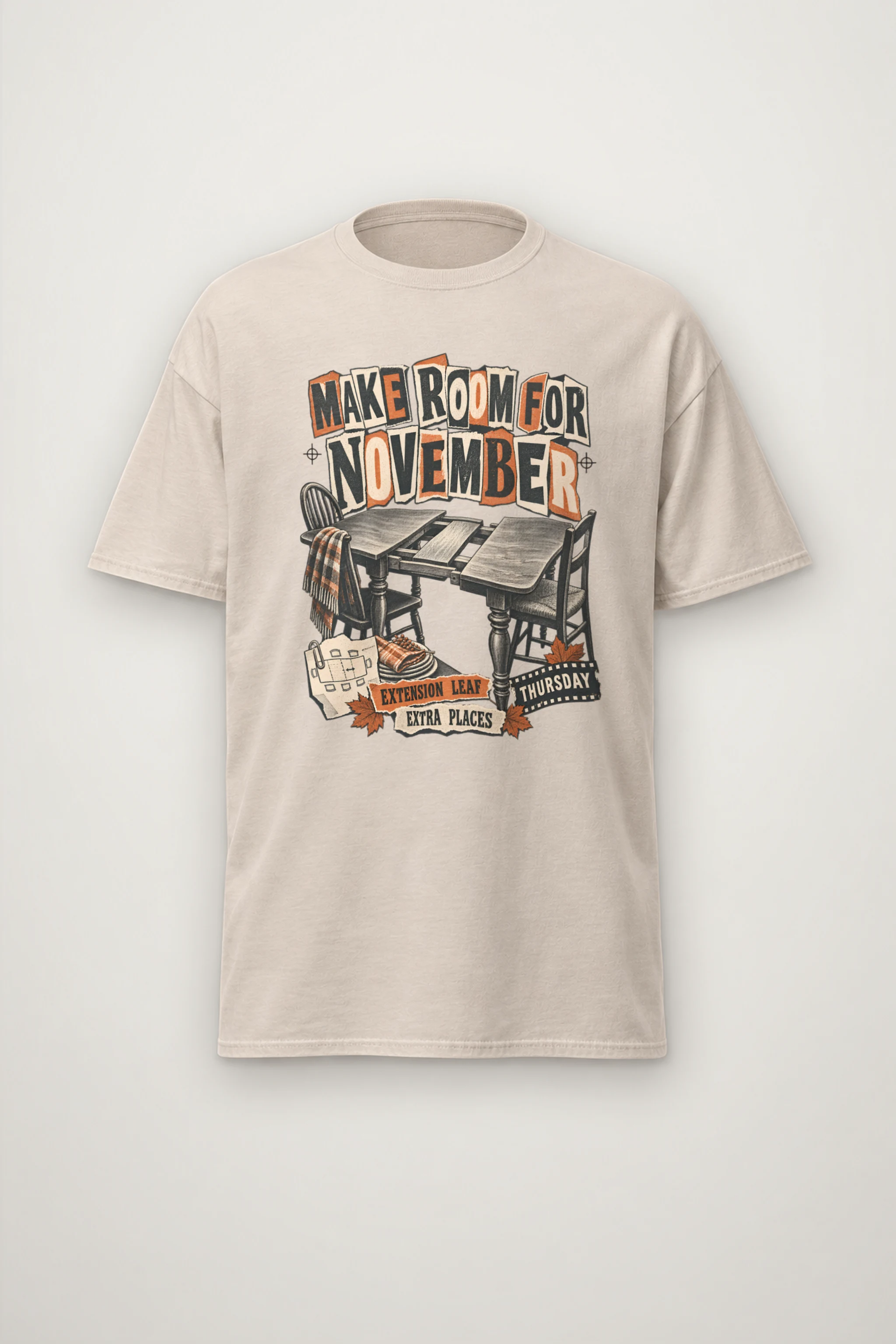 "Make Room for November" Heavyweight Unisex Crewneck T-shirt