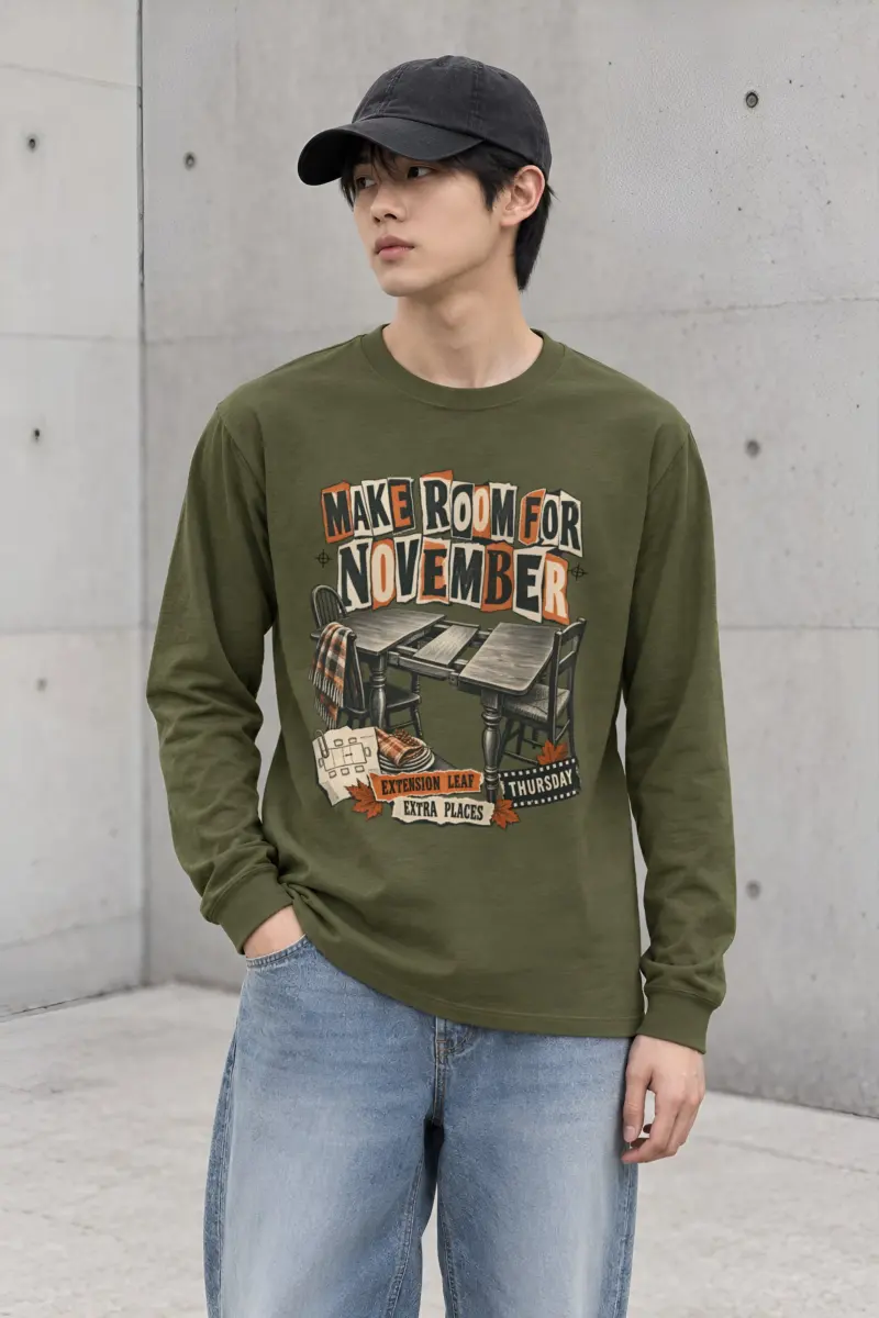 “Make Room For November” Unisex Longsleeve T-shirt