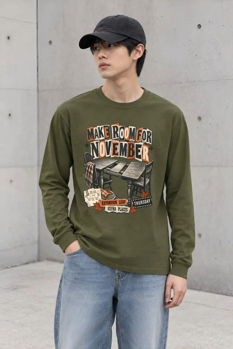 "Make Room For November" Unisex Longsleeve T-shirt