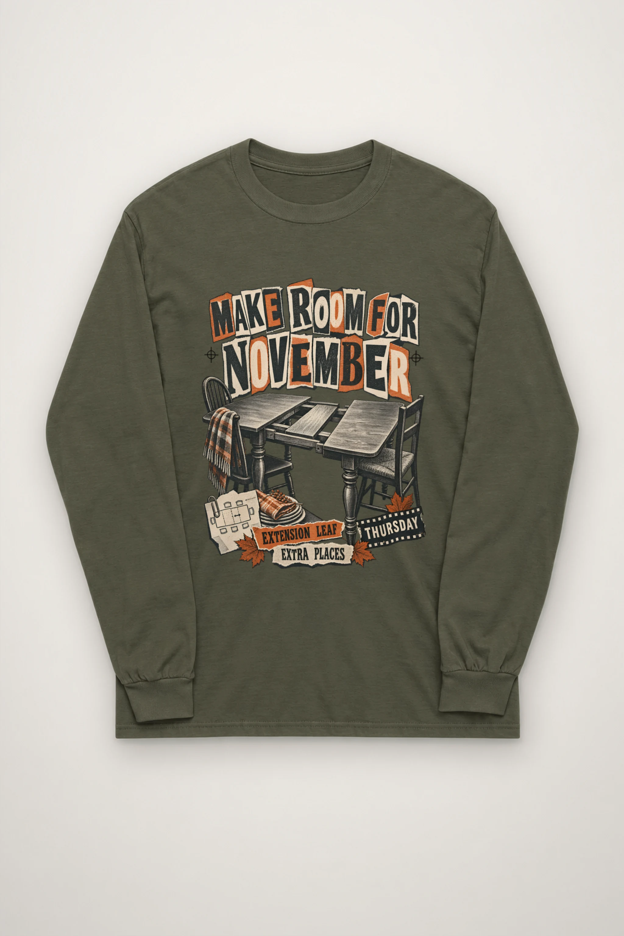 "Make Room For November" Unisex Longsleeve T-shirt