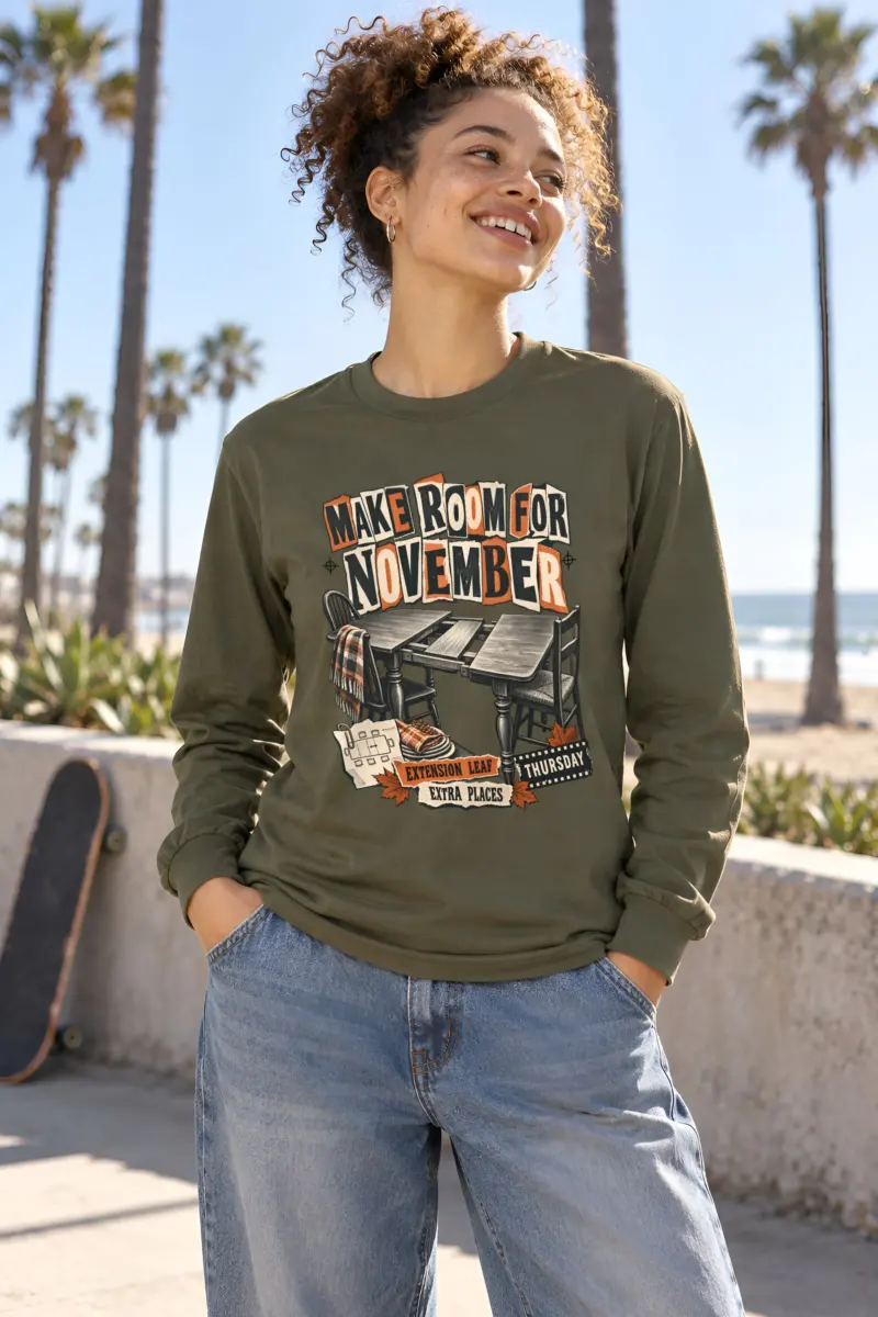 "Make Room For November" Unisex Longsleeve T-shirt