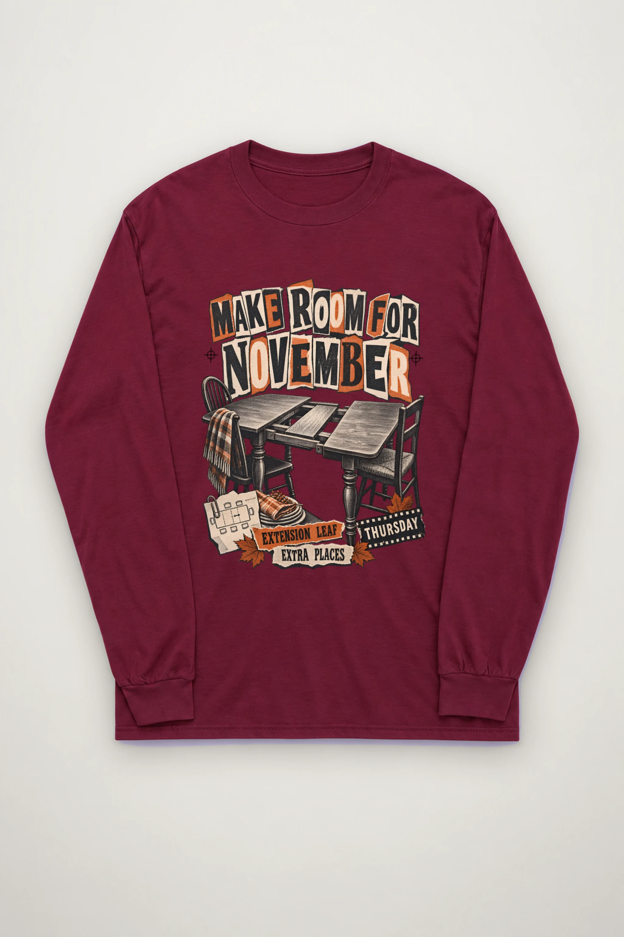 "Make Room For November" Unisex Longsleeve T-shirt