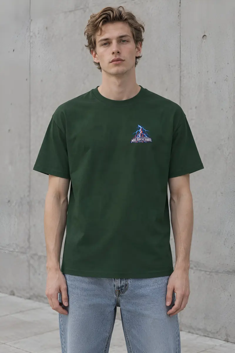 "Make Room for Thunder" Heavyweight Unisex Crewneck T-shirt
