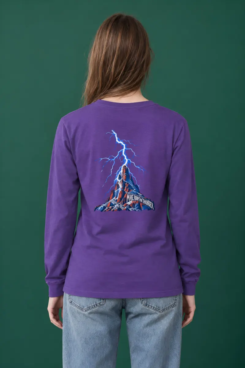 "Make Room for Thunder" Unisex Longsleeve T-shirt