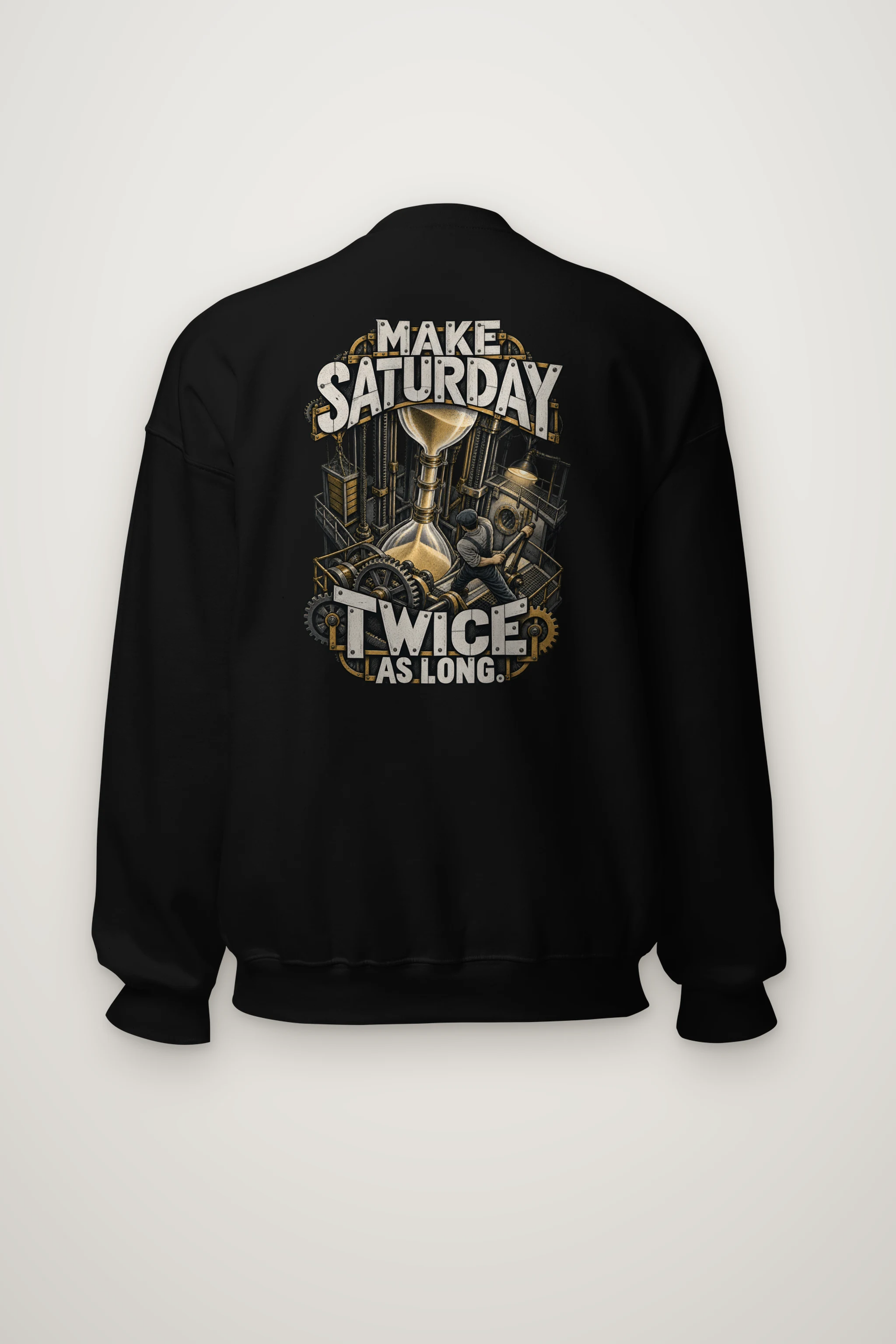 "Make Saturday Twice As Long" Heavy Blend Unisex Crewneck Sweatshirt