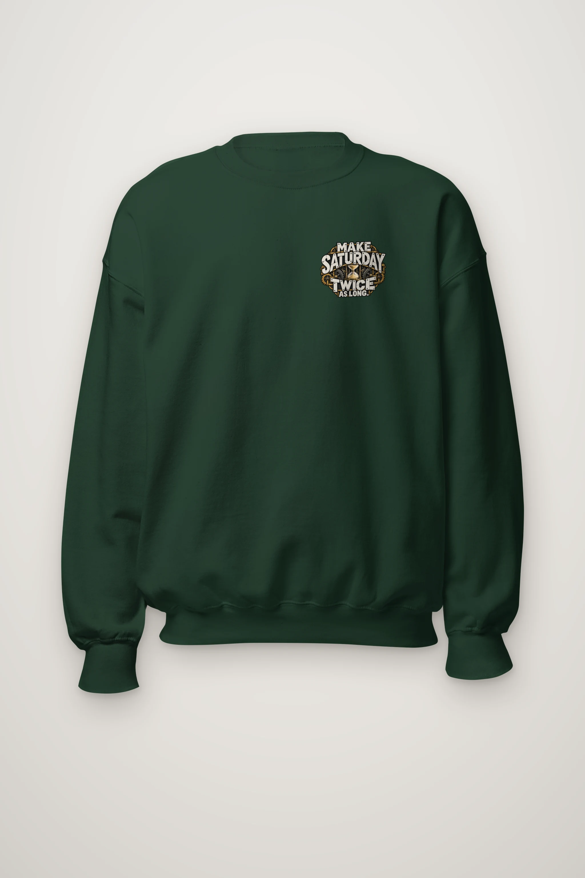 "Make Saturday Twice As Long" Heavy Blend Unisex Crewneck Sweatshirt