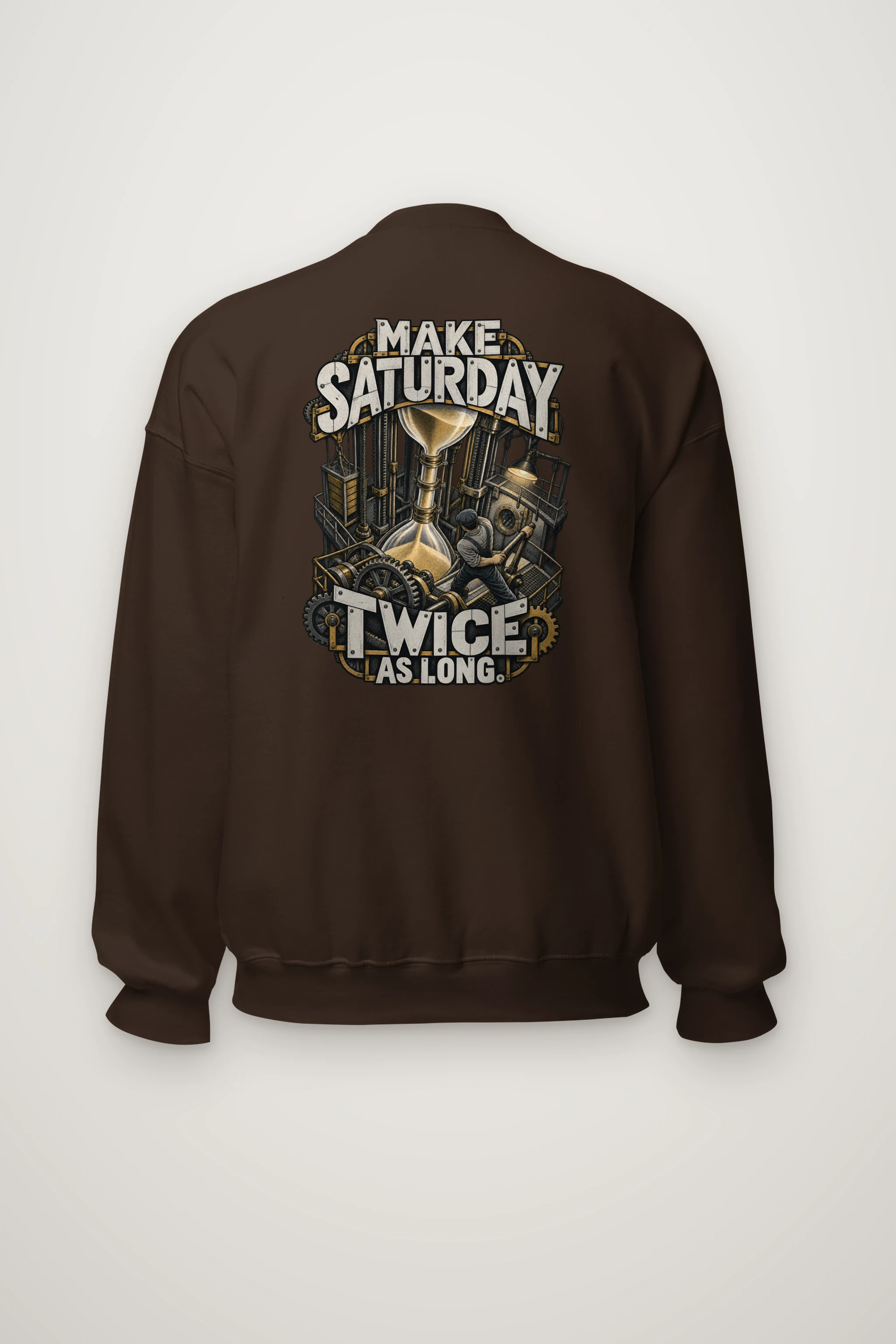 "Make Saturday Twice As Long" Heavy Blend Unisex Crewneck Sweatshirt