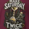 "Make Saturday Twice As Long" Heavy Blend Unisex Crewneck Sweatshirt