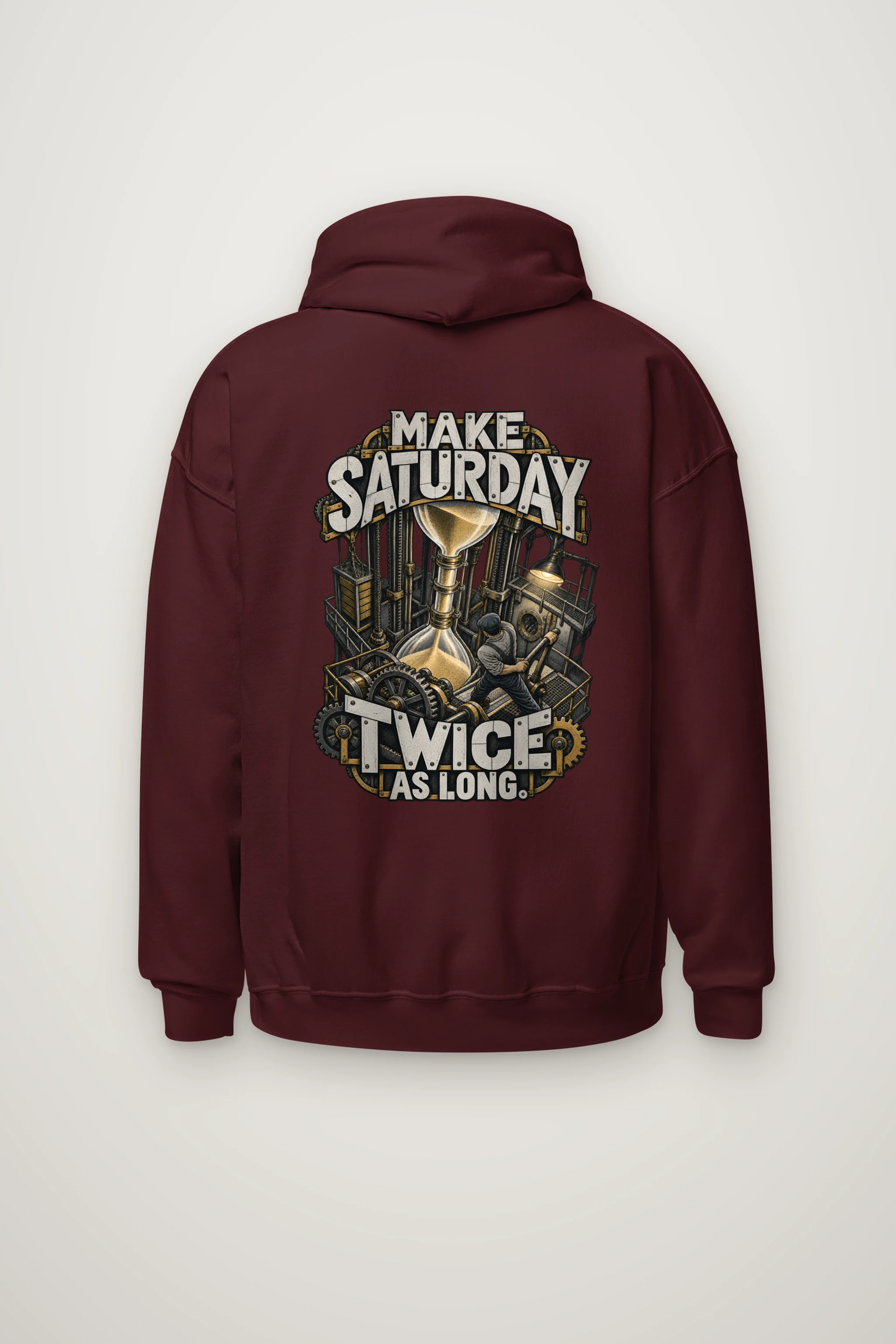 "Make Saturday Twice As Long" Heavy Blend Unisex Pullover Hoodie