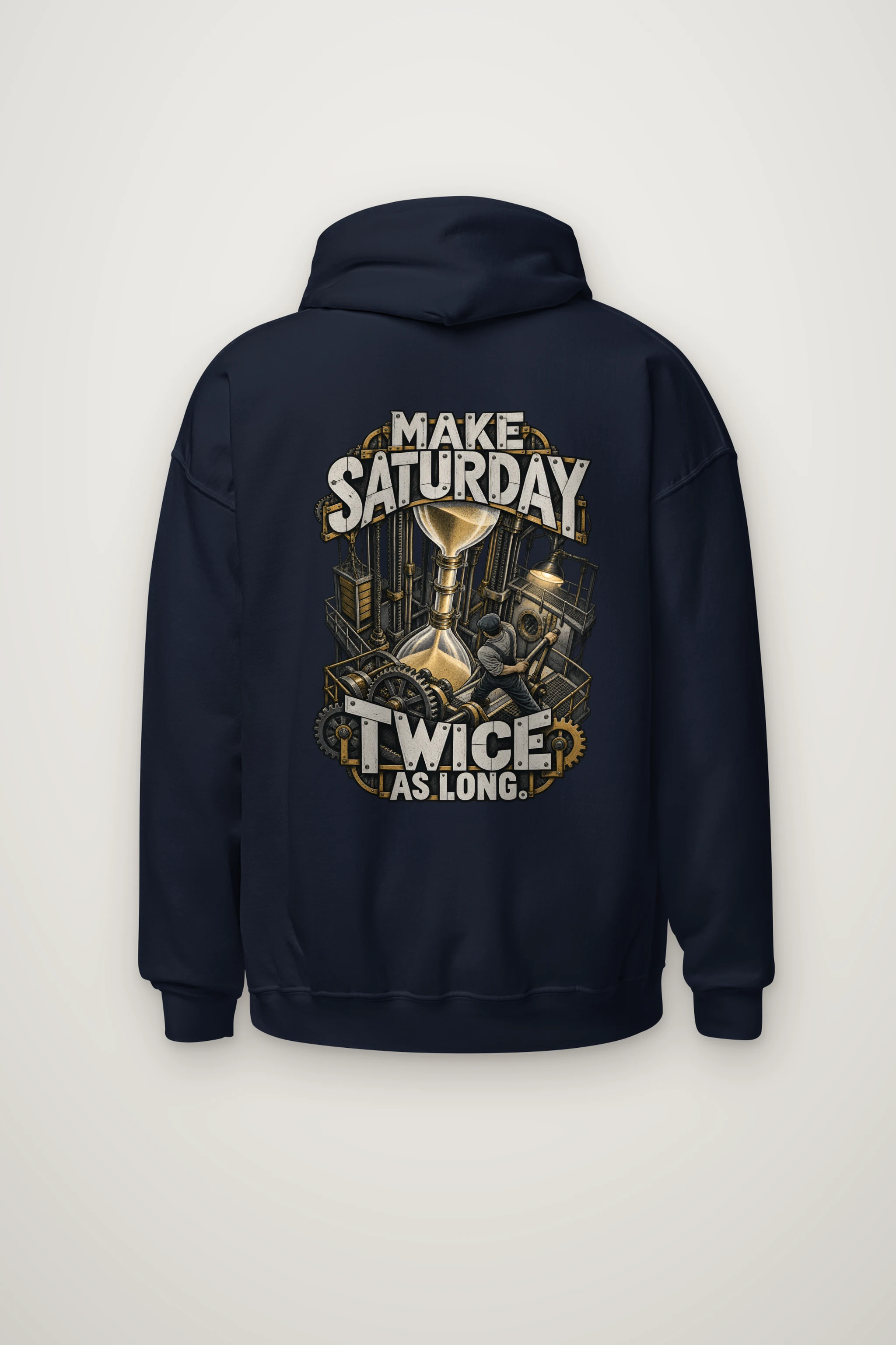 "Make Saturday Twice As Long" Heavy Blend Unisex Pullover Hoodie