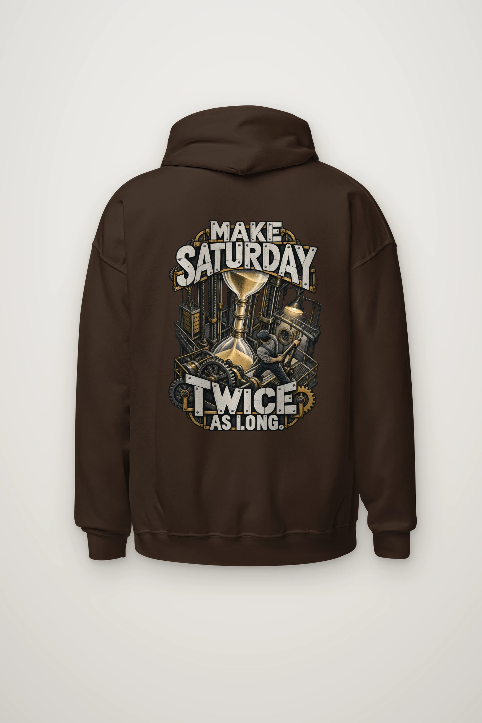 "Make Saturday Twice As Long" Heavy Blend Unisex Pullover Hoodie