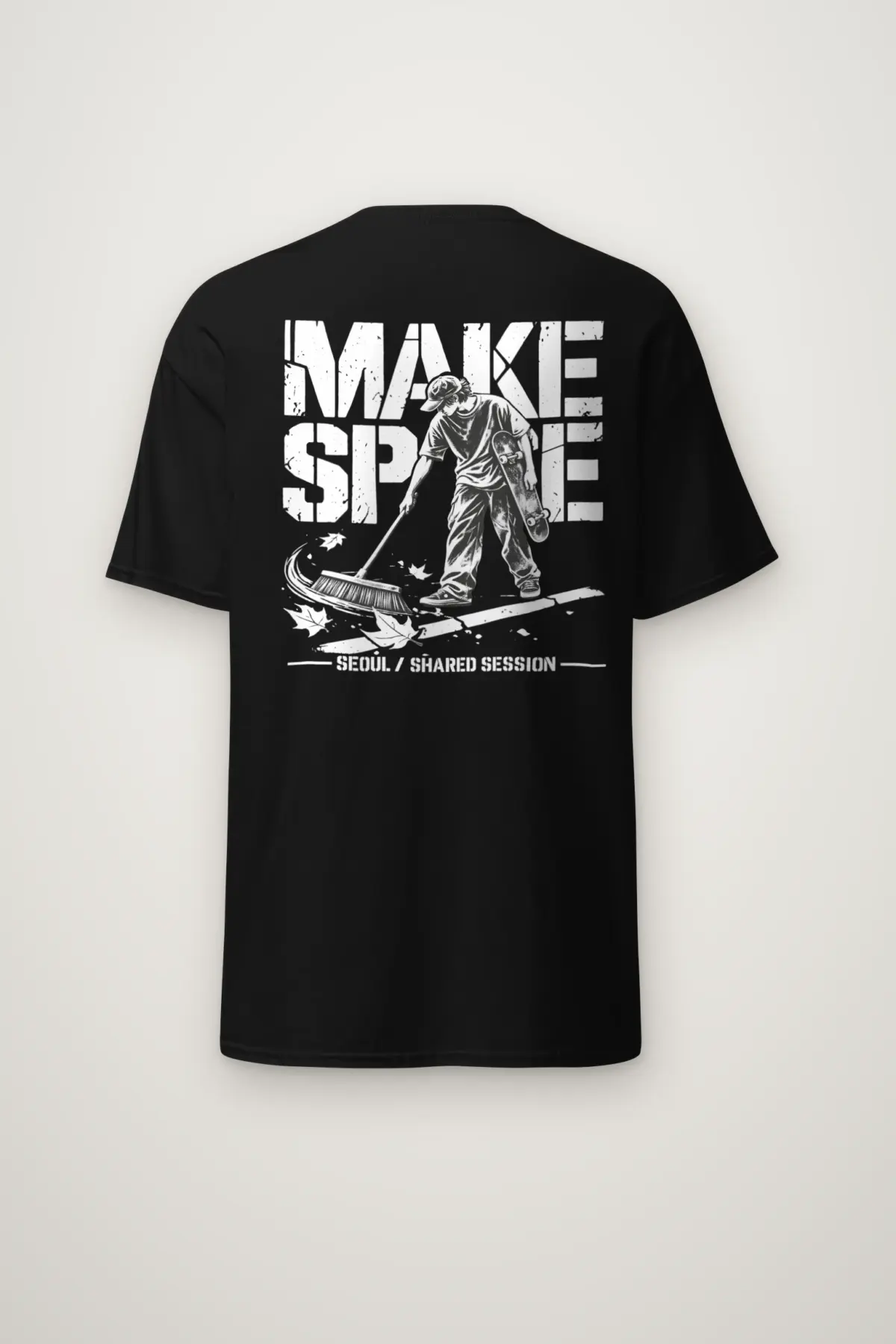 "Make Space Seoul Shared Session" Heavyweight Unisex Crewneck T-shirt