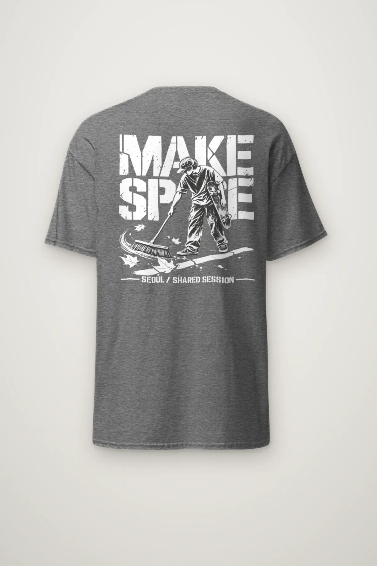 "Make Space Seoul Shared Session" Heavyweight Unisex Crewneck T-shirt
