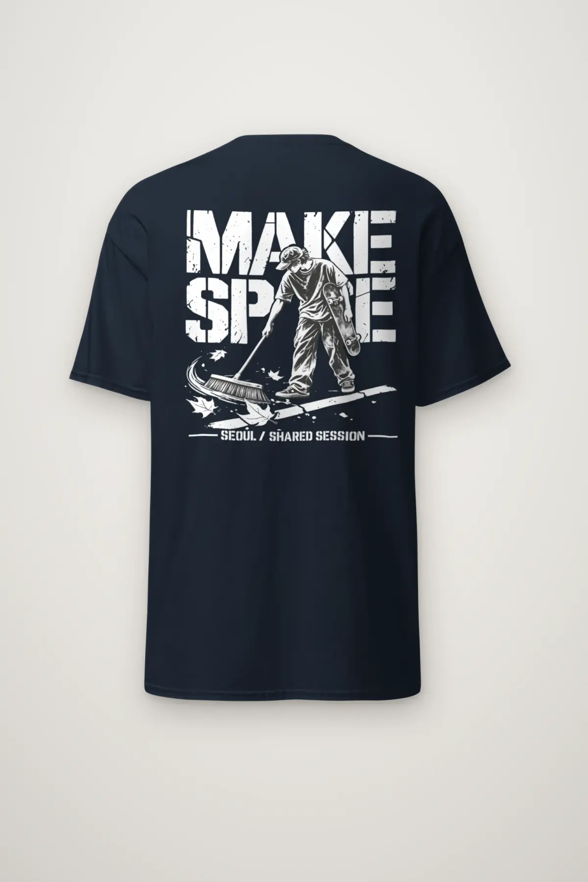"Make Space Seoul Shared Session" Heavyweight Unisex Crewneck T-shirt