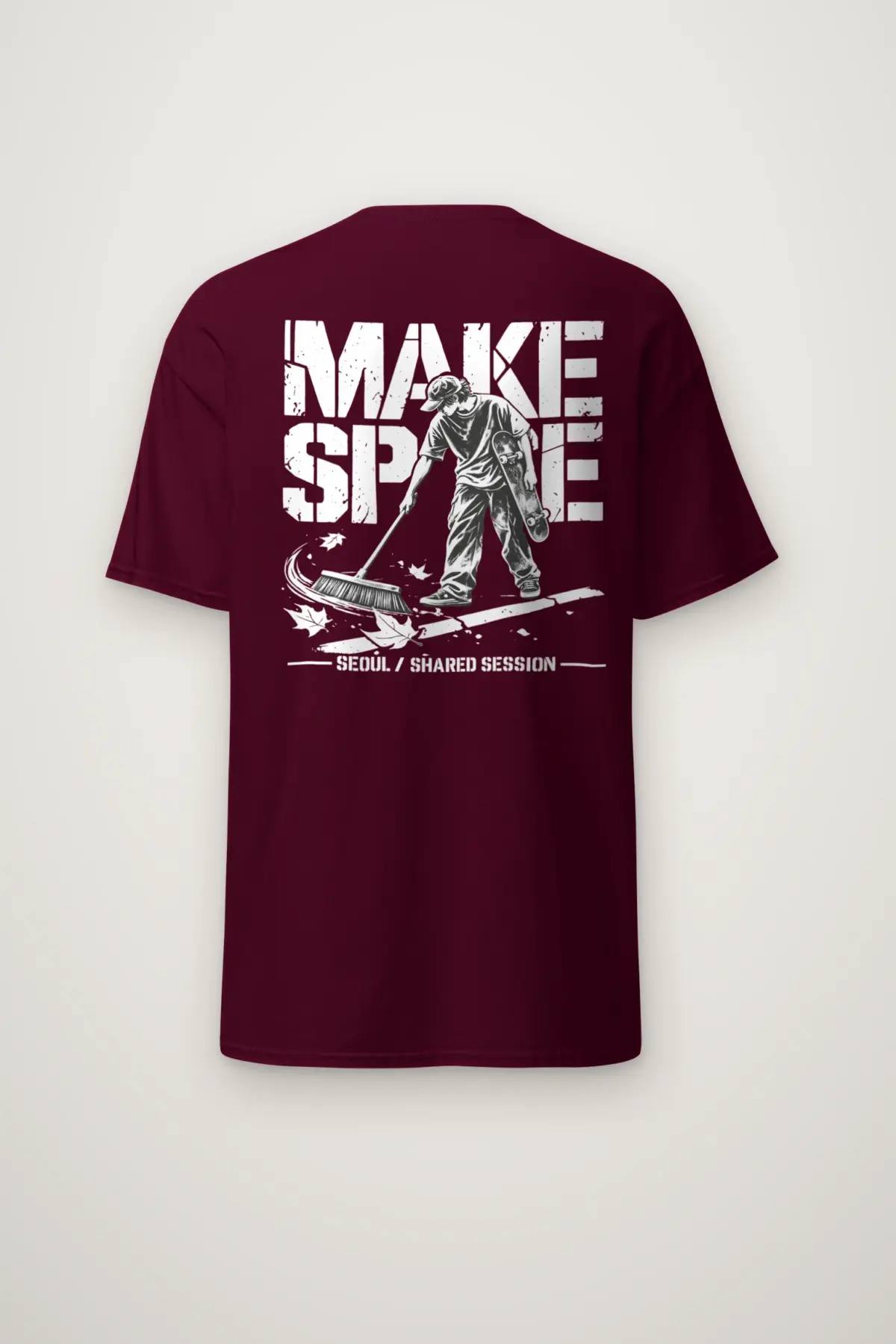 "Make Space Seoul Shared Session" Heavyweight Unisex Crewneck T-shirt