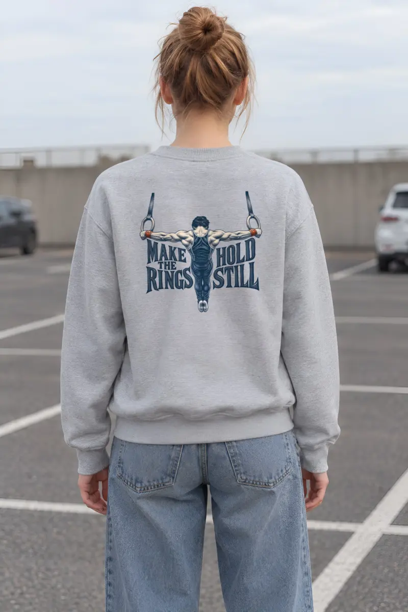 “Make the Rings Hold Still” Heavy Blend Unisex Crewneck Sweatshirt