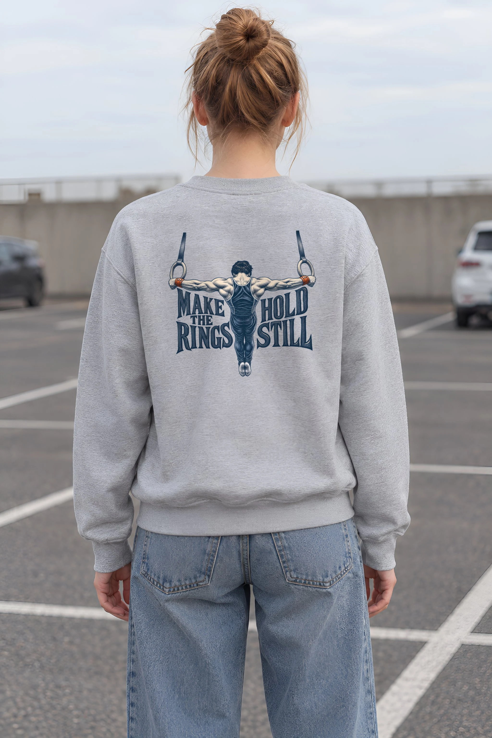 "Make the Rings Hold Still" Heavy Blend Unisex Crewneck Sweatshirt