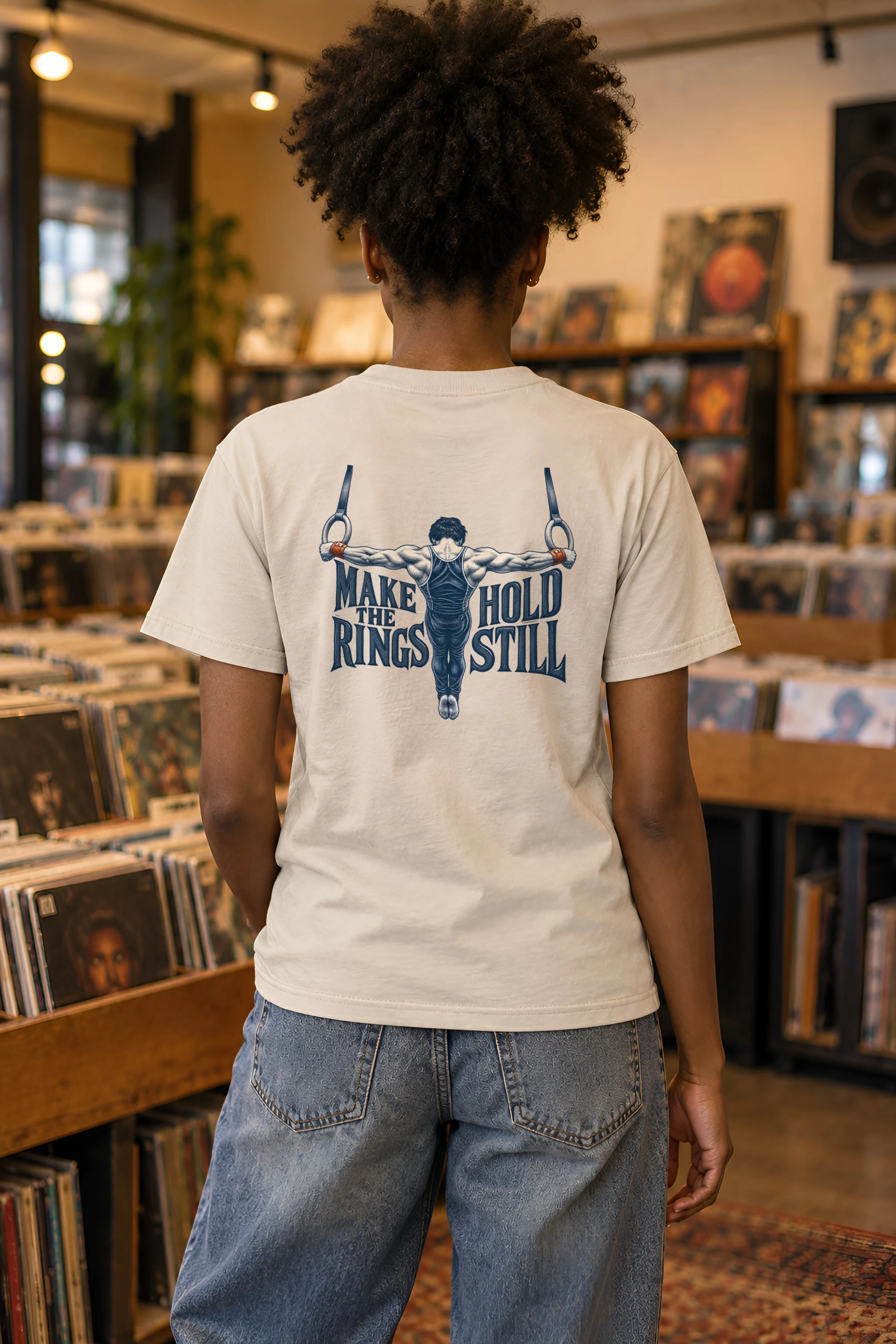 "Make the Rings Hold Still" Heavyweight Unisex Crewneck T-shirt