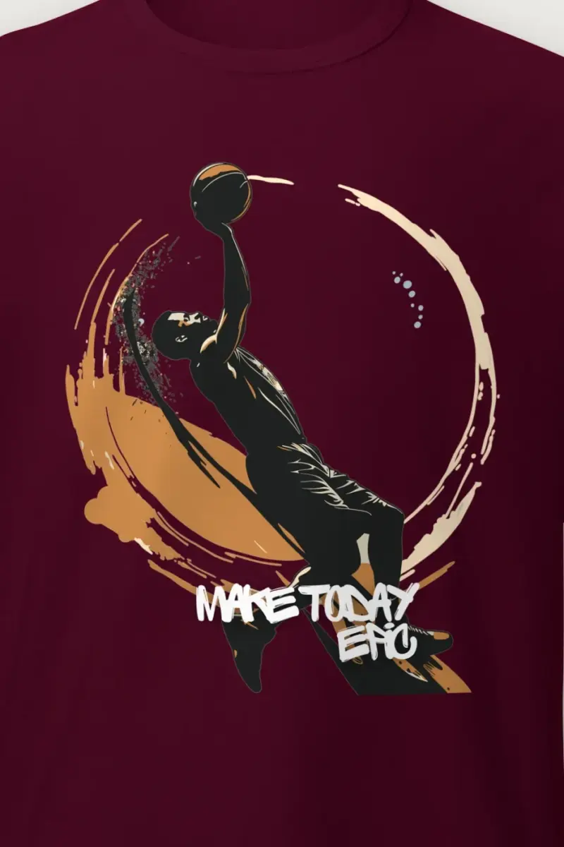 "Make Today Epic" Heavyweight Unisex Crewneck T-shirt