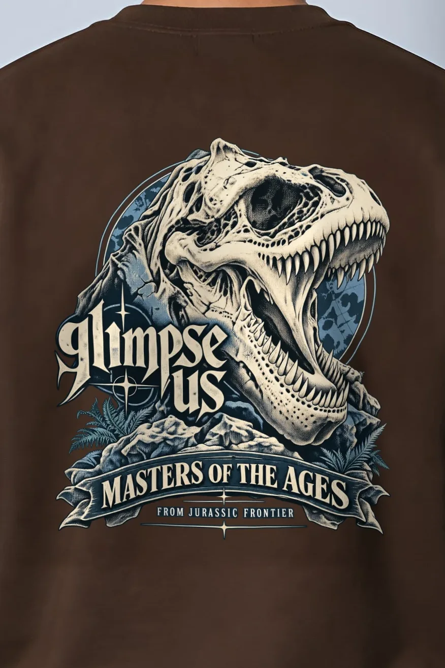 "Masters Of The Ages" 1 Crewneck Sweatshirt - the graphic up close