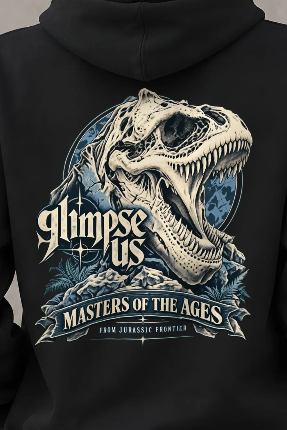 "Masters Of The Ages" 1 Pullover Hoodie - the graphic up close