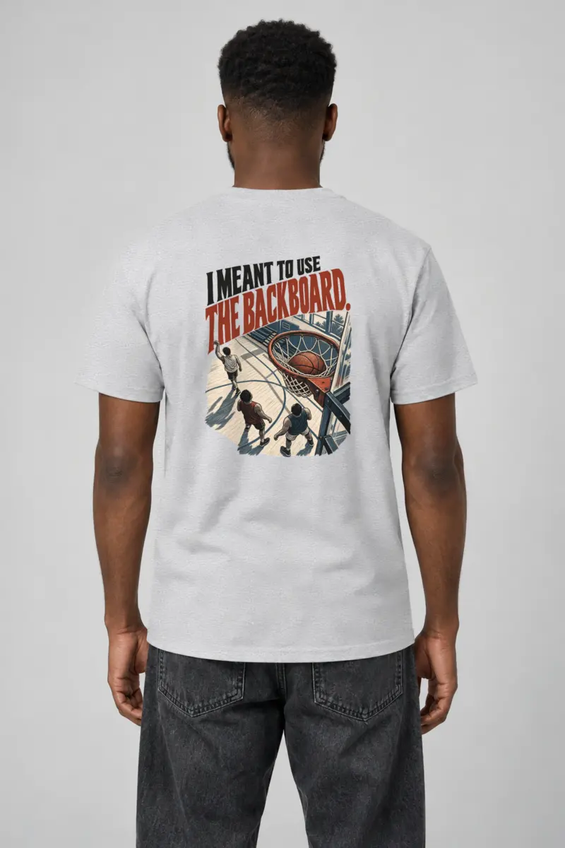 "Meant to Use the Backboard" Heavyweight Unisex Crewneck T-shirt