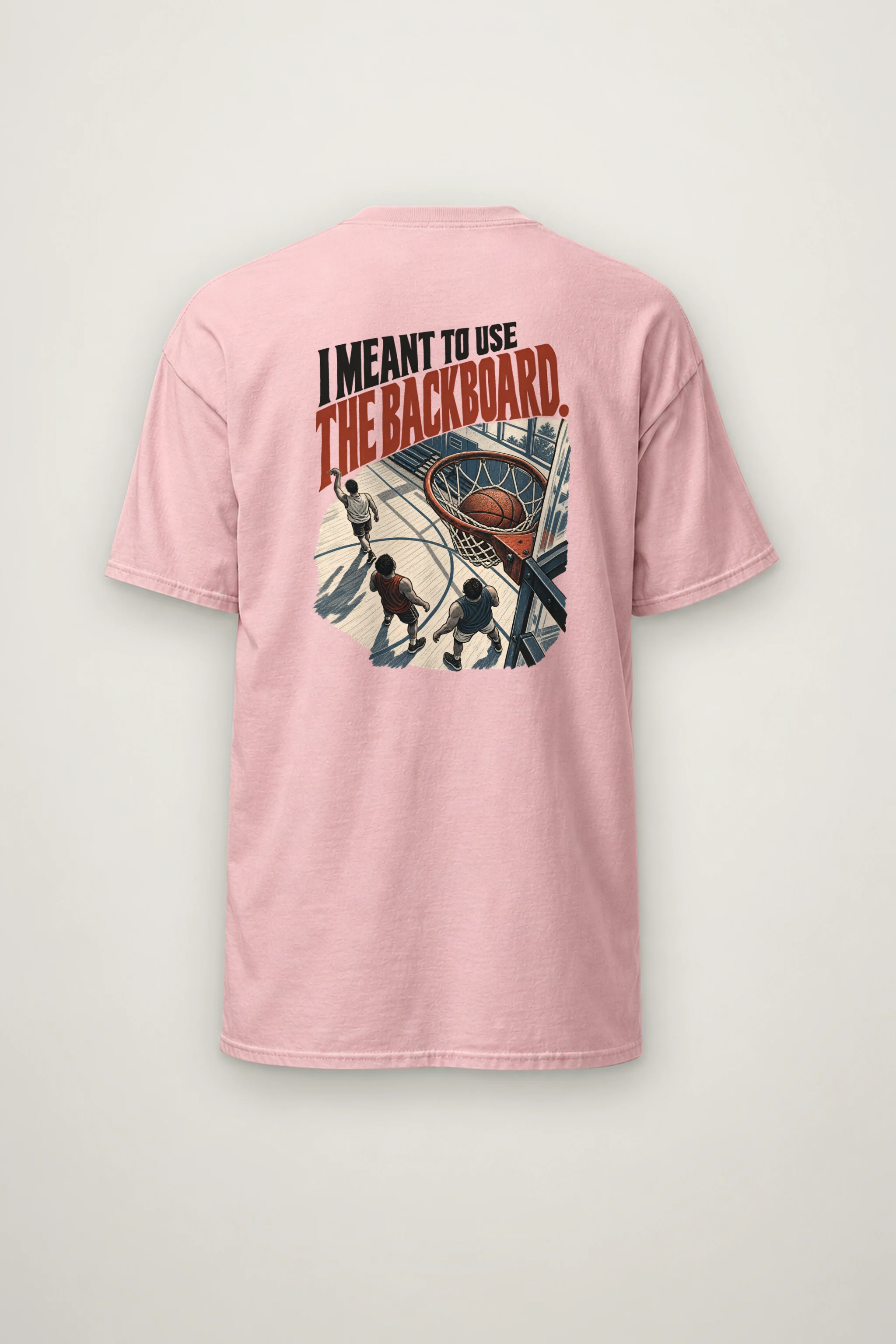 "Meant to Use the Backboard" Heavyweight Unisex Crewneck T-shirt